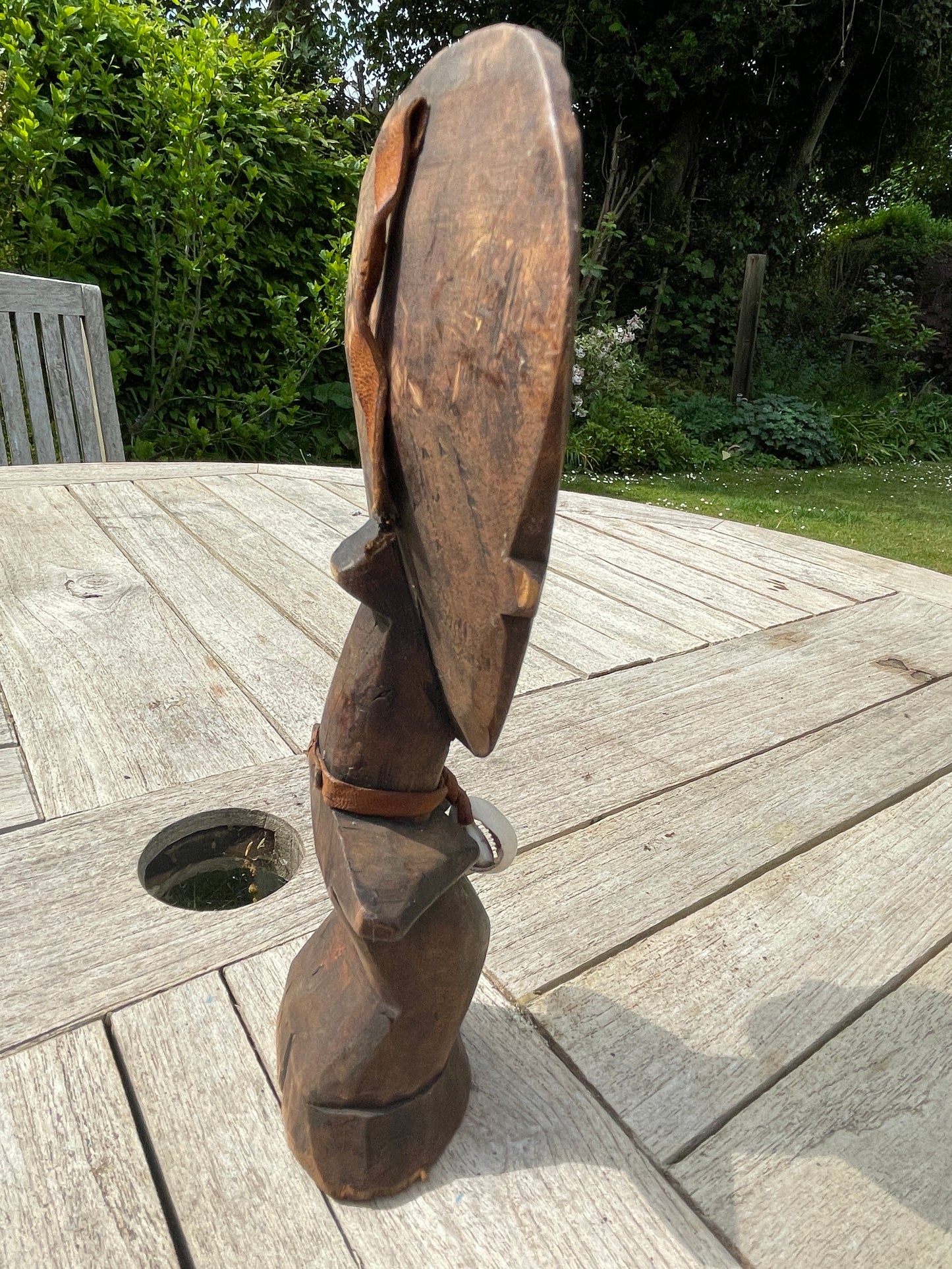 Vintage Akua'ba Fertility Figure – Ashanti Ghana – Hand Carved Tribal Art – African Wooden Statue