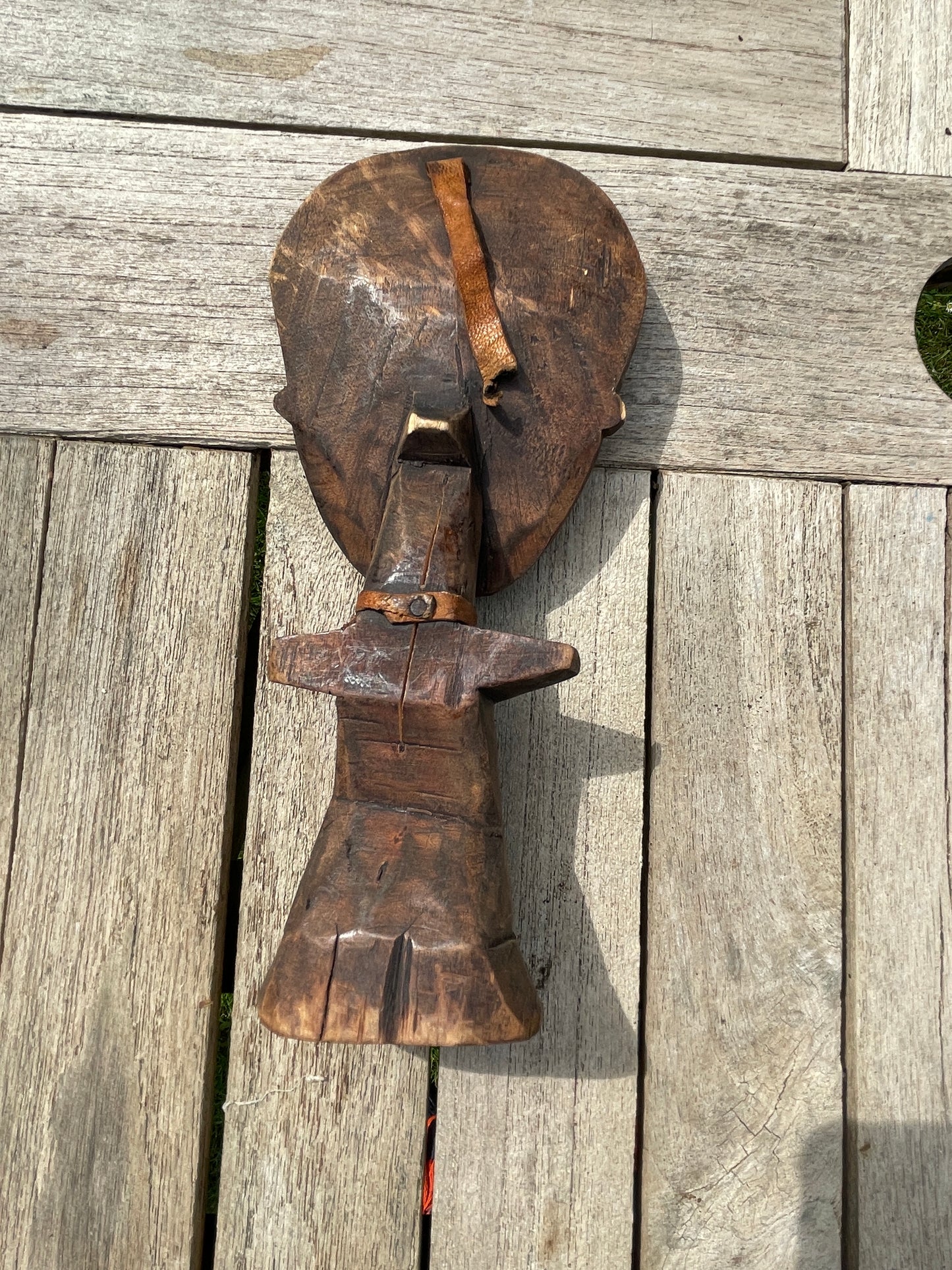 Vintage Akua'ba Fertility Figure – Ashanti Ghana – Hand Carved Tribal Art – African Wooden Statue