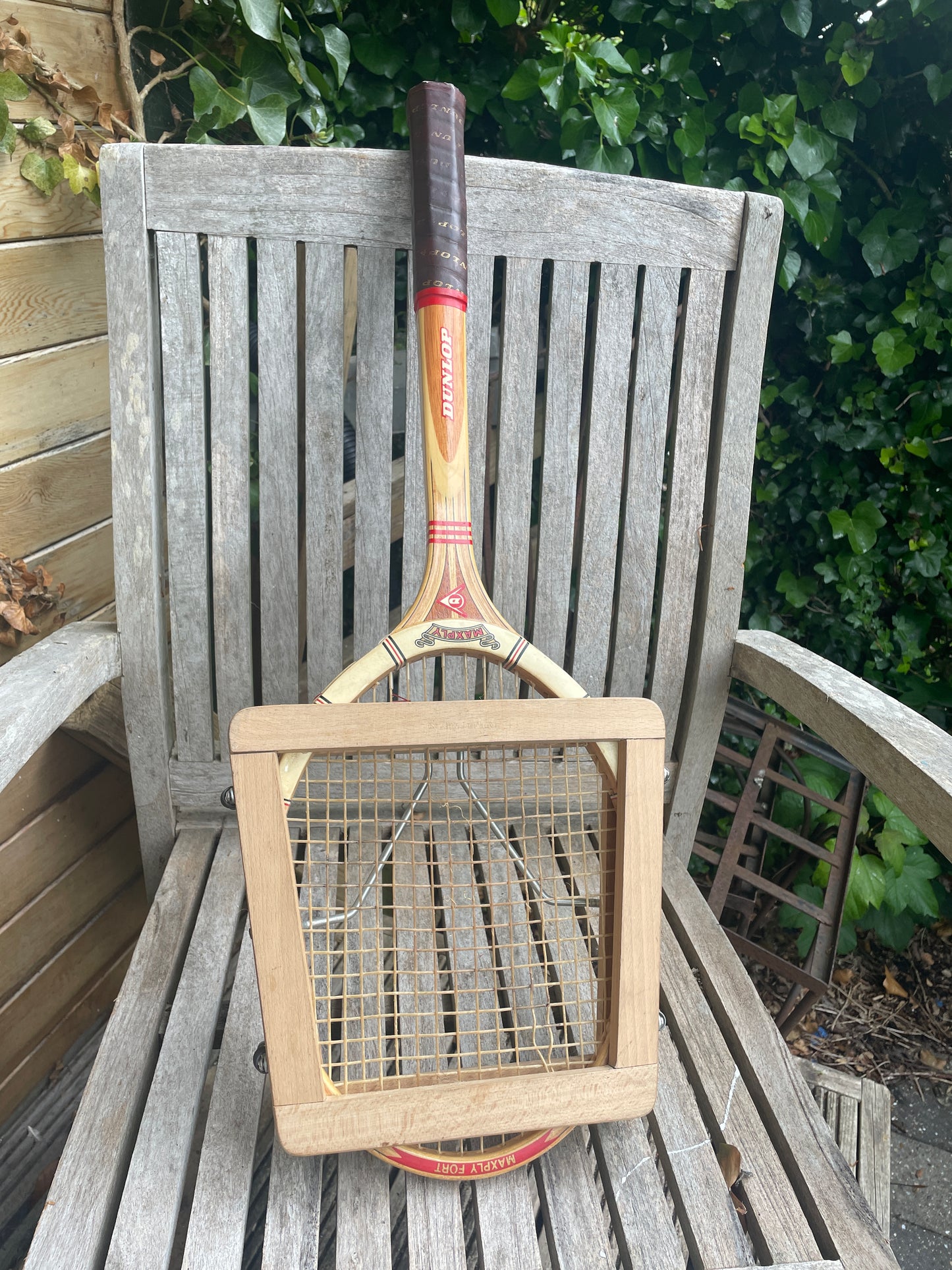 Vintage Dunlop Maxply Fort Tennis Racket 14oz Mid-1970s With Original Head Clamp