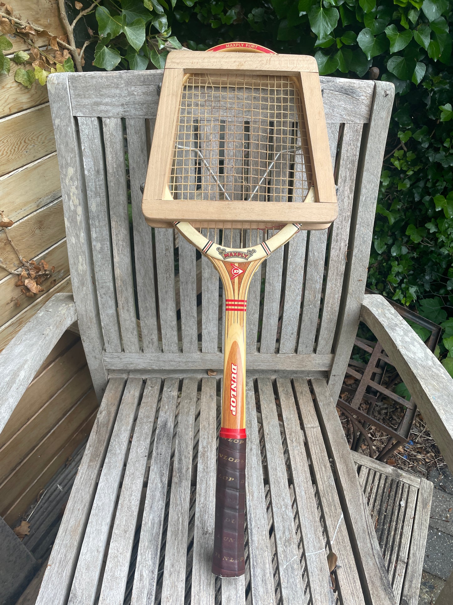 Vintage Dunlop Maxply Fort Tennis Racket 14oz Mid-1970s With Original Head Clamp