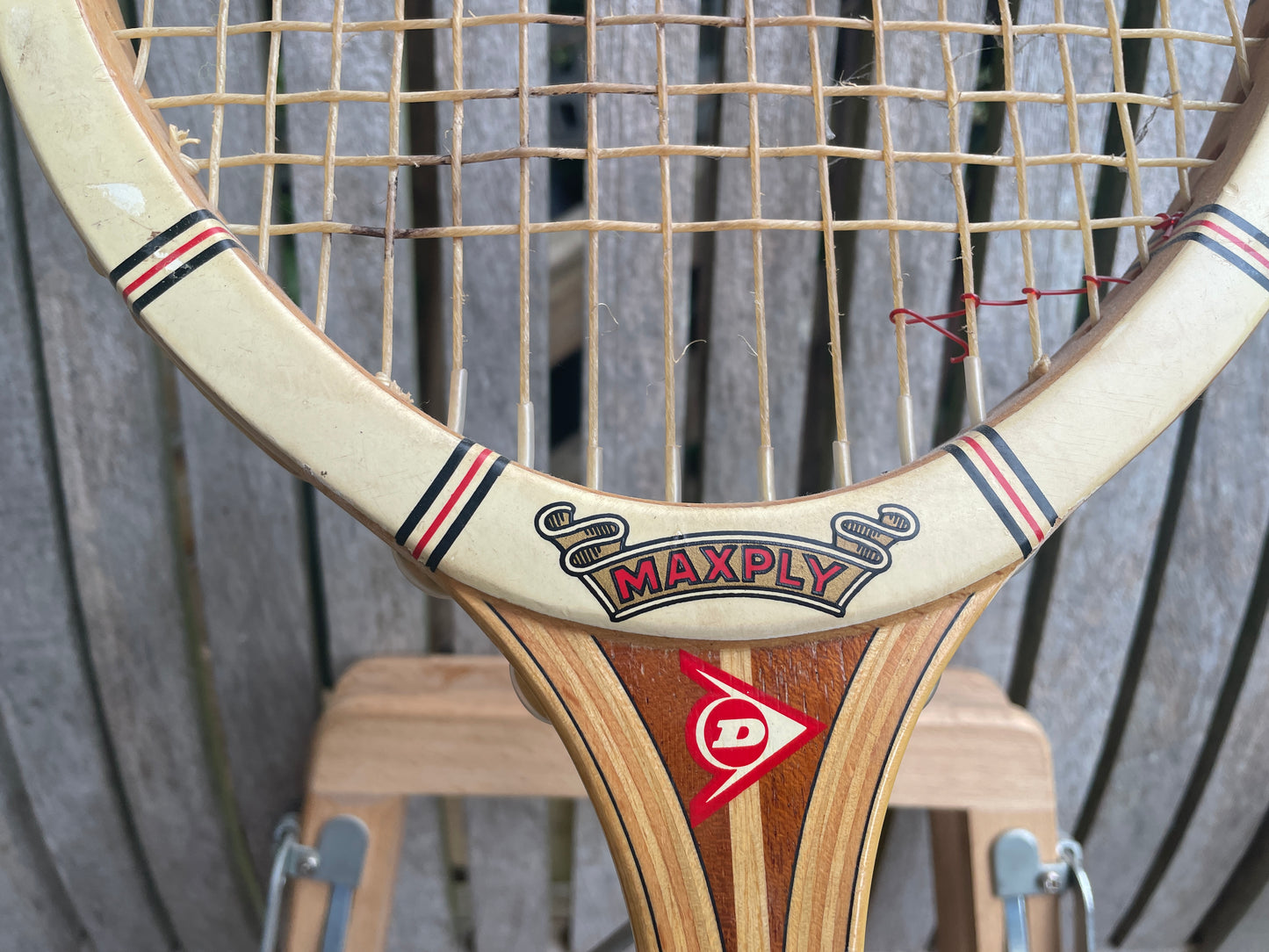 Vintage Dunlop Maxply Fort Tennis Racket 14oz Mid-1970s With Original Head Clamp