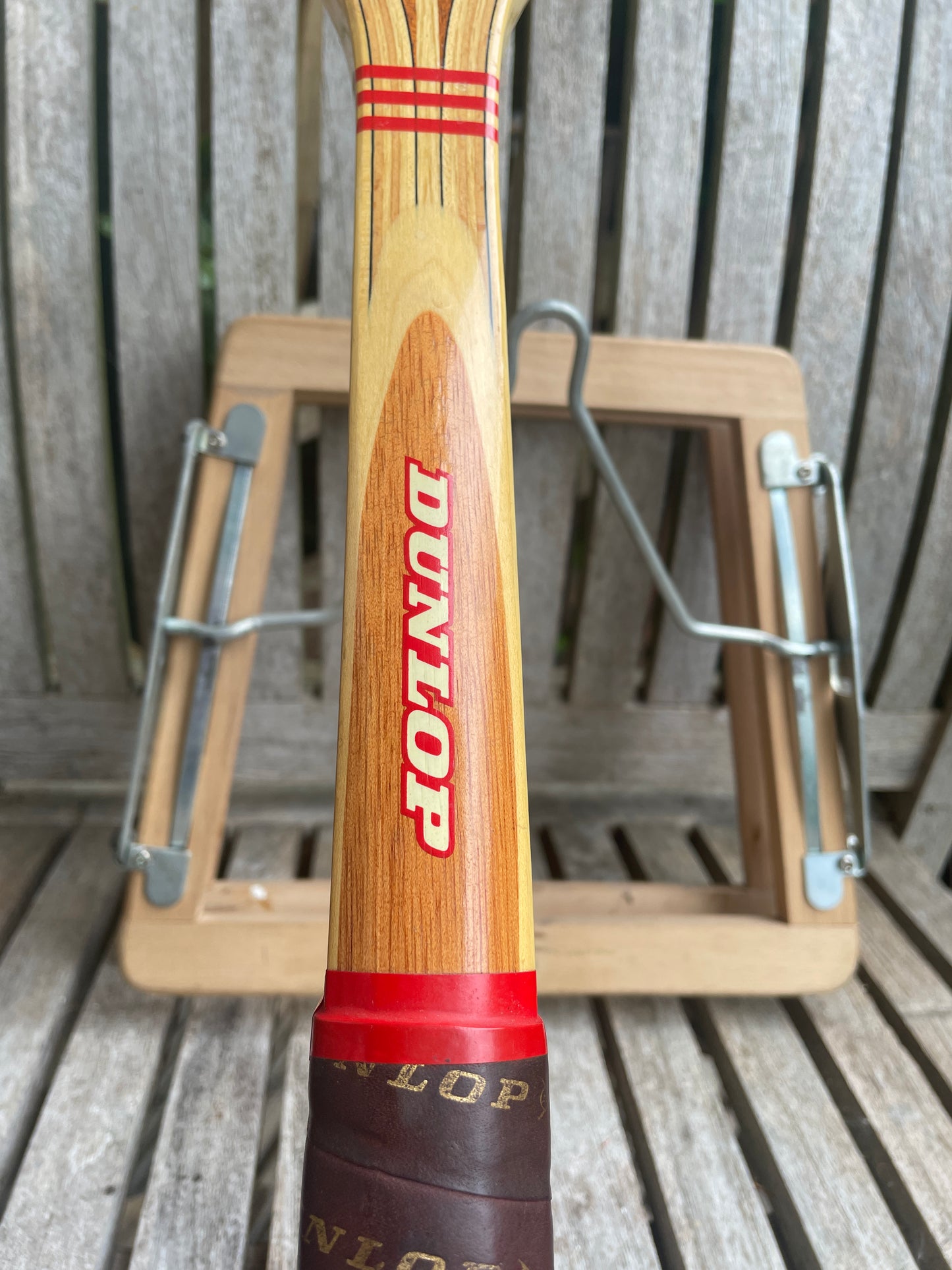 Vintage Dunlop Maxply Fort Tennis Racket 14oz Mid-1970s With Original Head Clamp