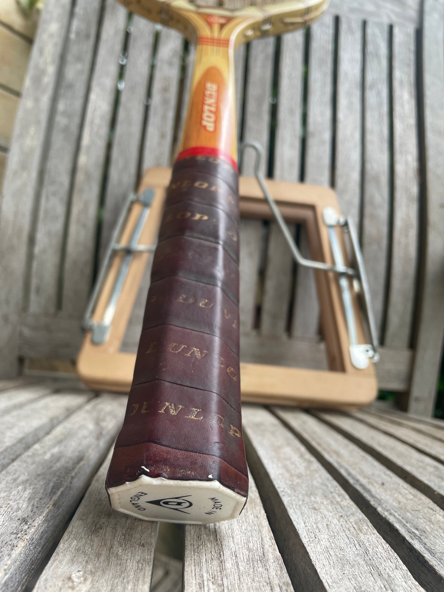 Vintage Dunlop Maxply Fort Tennis Racket 14oz Mid-1970s With Original Head Clamp