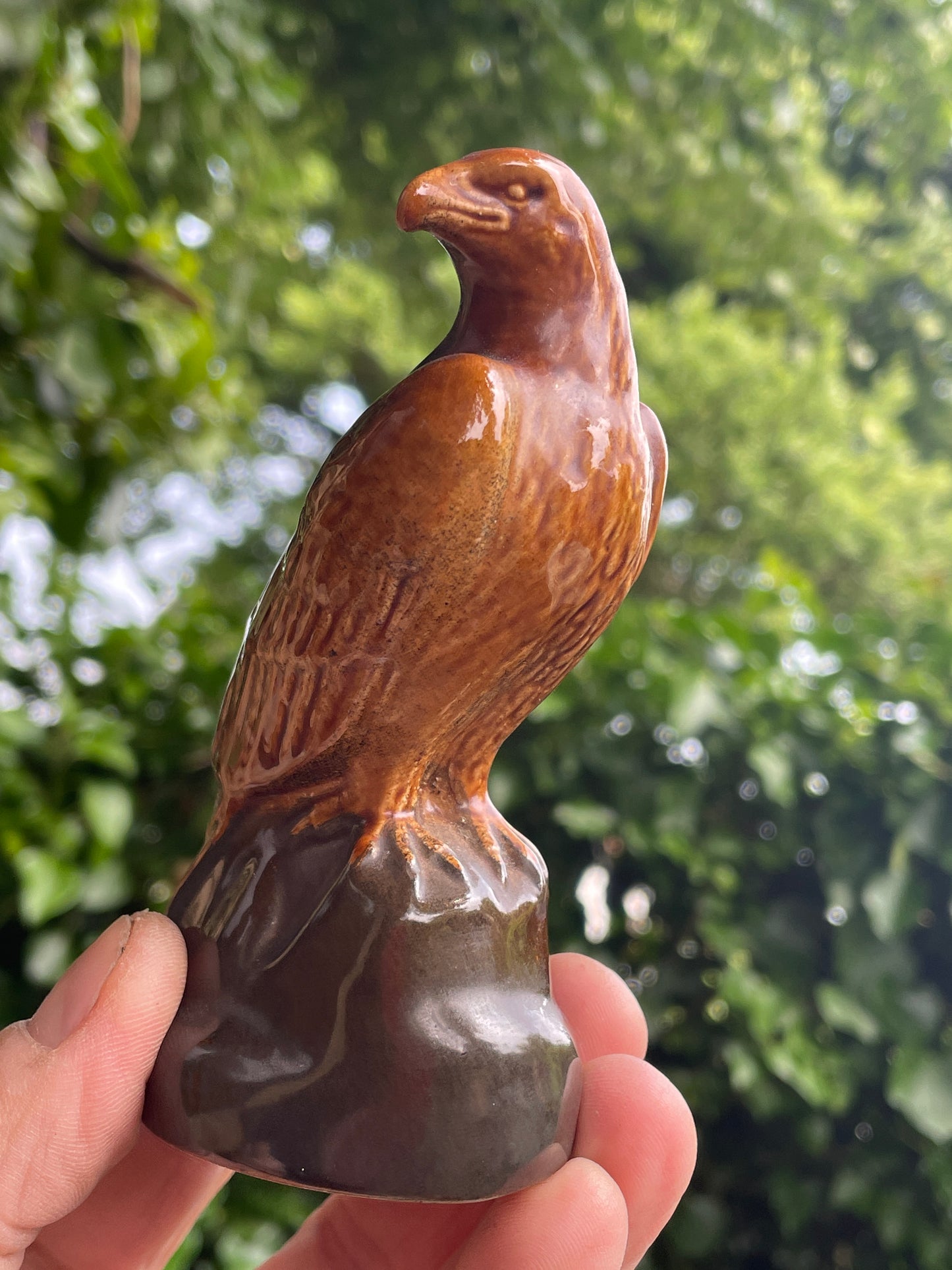 Vintage Beswick Eagle Whisky Decanter – Peter Thomson 1969 – Modelled by G. Tongue – 11cm – Empty and Collectible