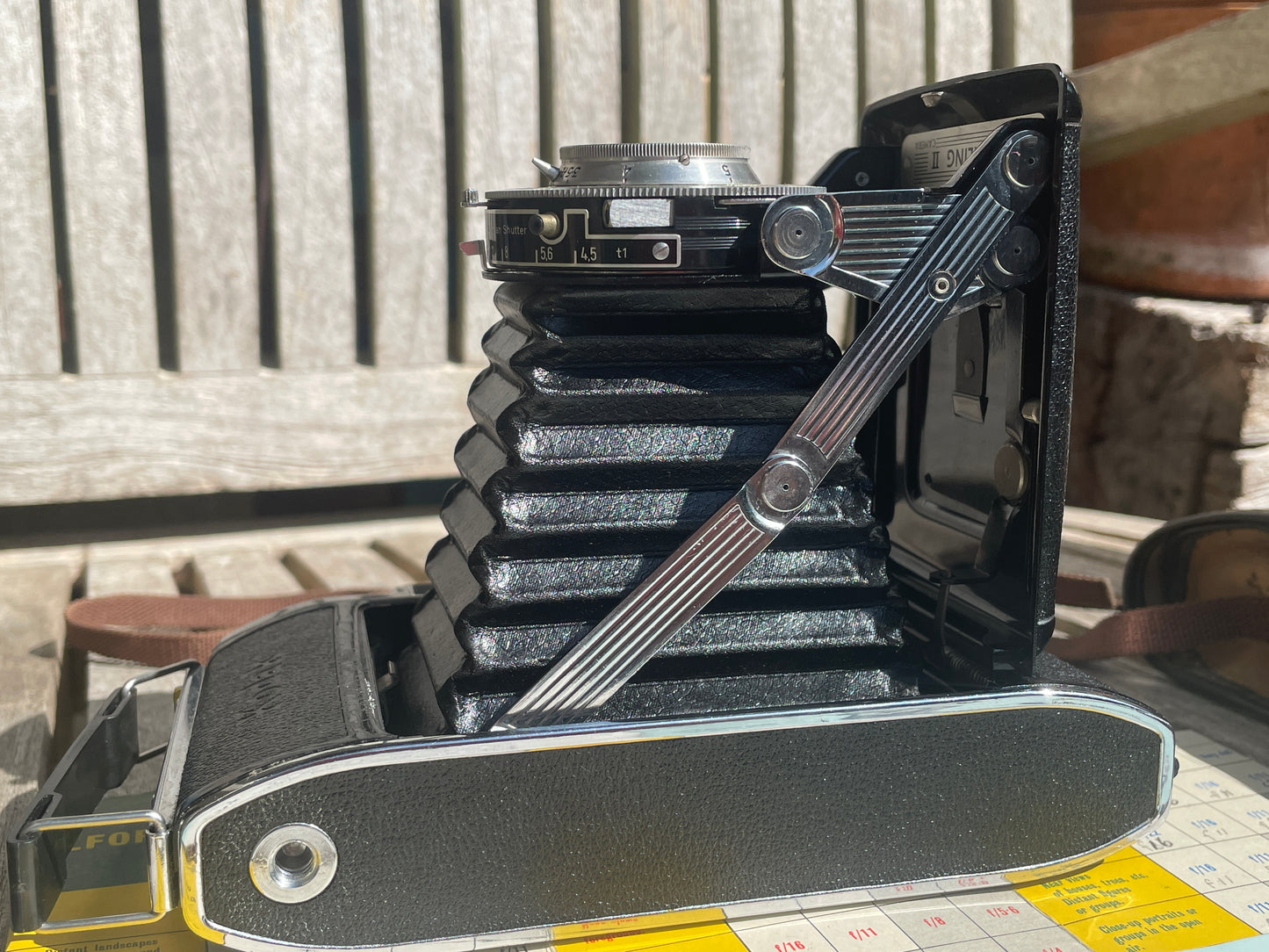 Vintage Kodak Sterling II Folding Camera – 1950s Medium Format with Case & Manuals