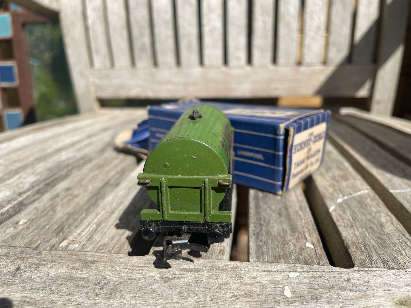 Vintage Hornby Dublo Power Petrol Tank Wagon D1 | OO Gauge Model Train by Meccano Ltd Boxed