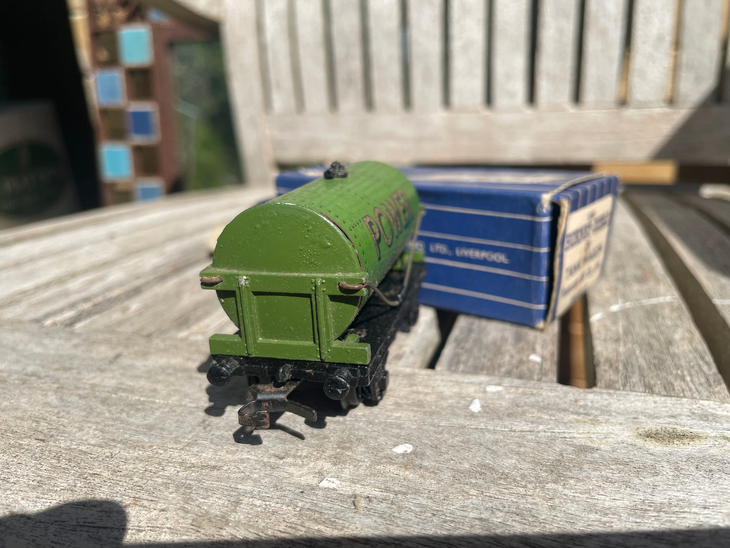 Vintage Hornby Dublo Power Petrol Tank Wagon D1 | OO Gauge Model Train by Meccano Ltd Boxed
