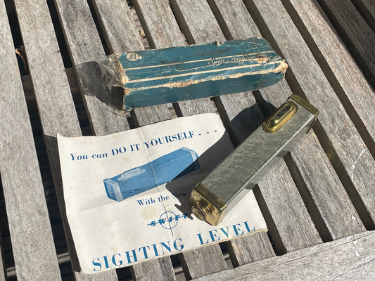 Vintage Swift and Anderson Hand Sighting Level – Boston USA – With Original Box and  Instructions