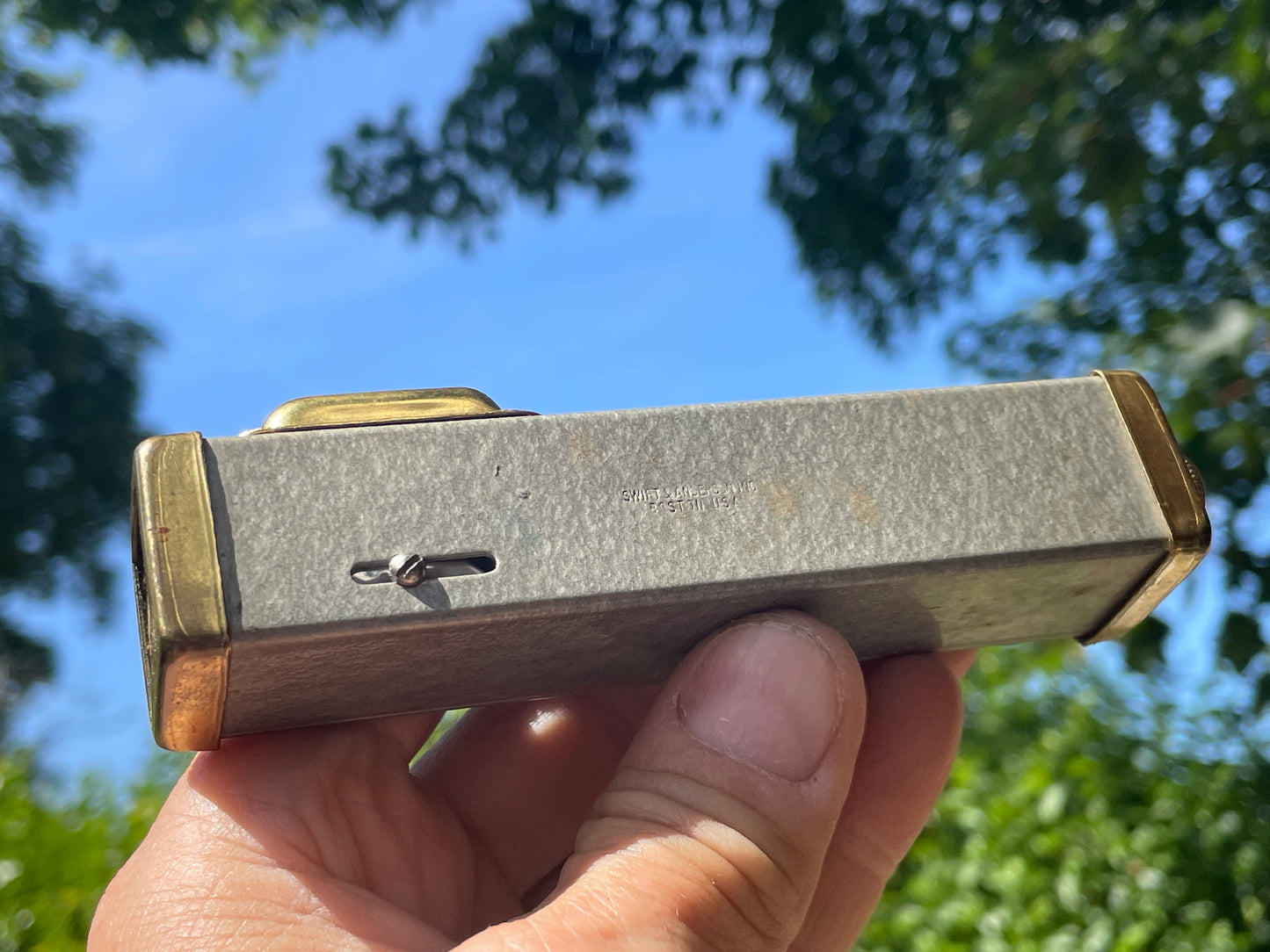 Vintage Swift and Anderson Hand Sighting Level – Boston USA – With Original Box and  Instructions