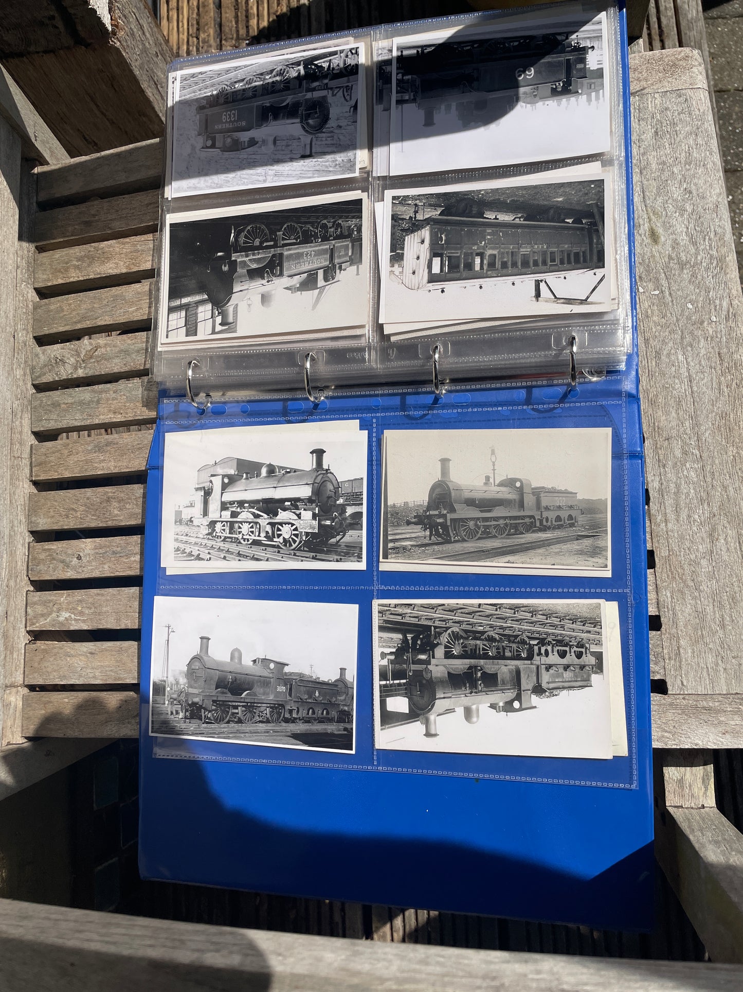 Vintage Steam Train Photographs – 100 x Original B&W British Locomotive Prints – c.1950s Railways