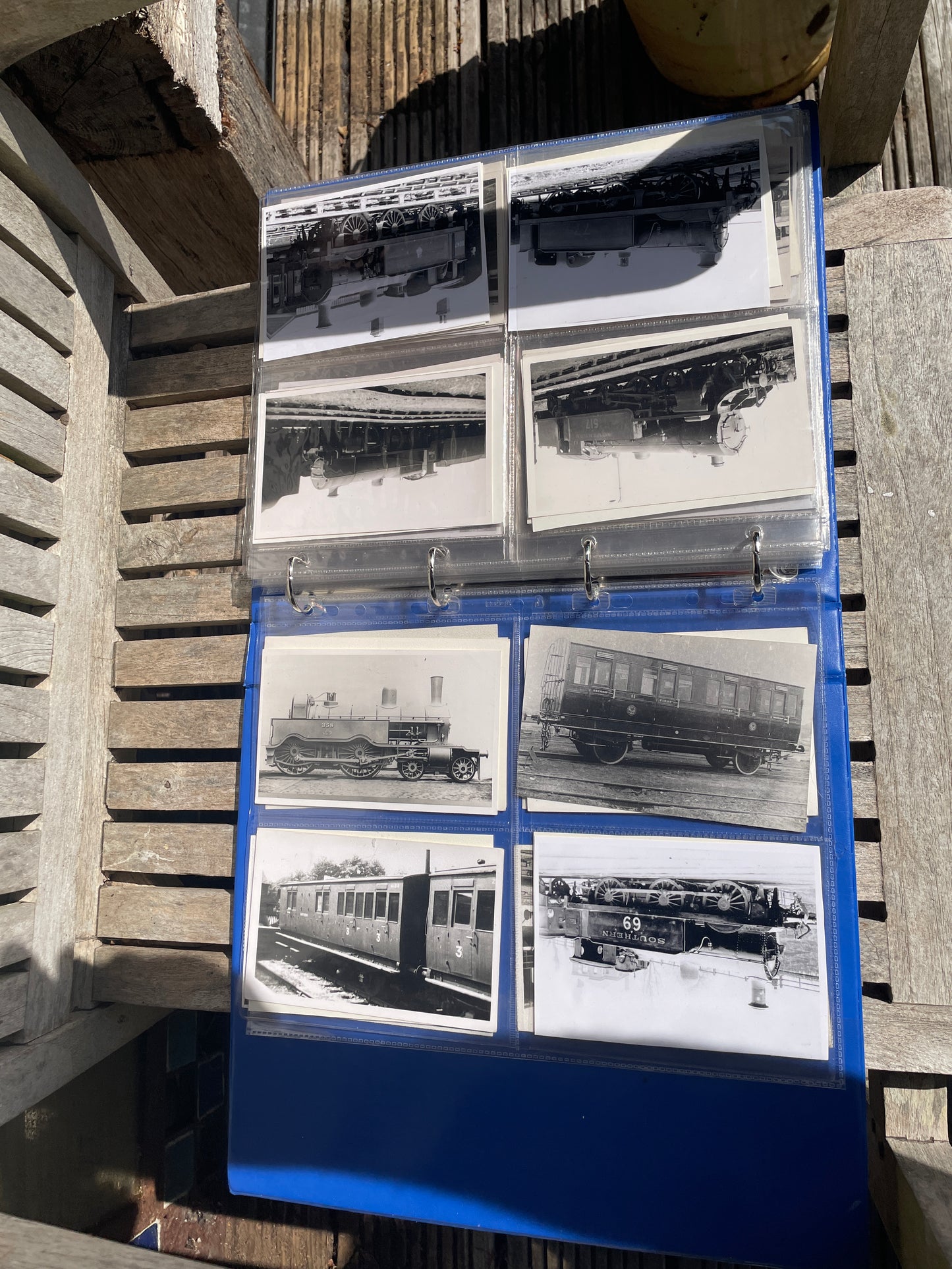 Vintage Steam Train Photographs – 100 x Original B&W British Locomotive Prints – c.1950s Railways