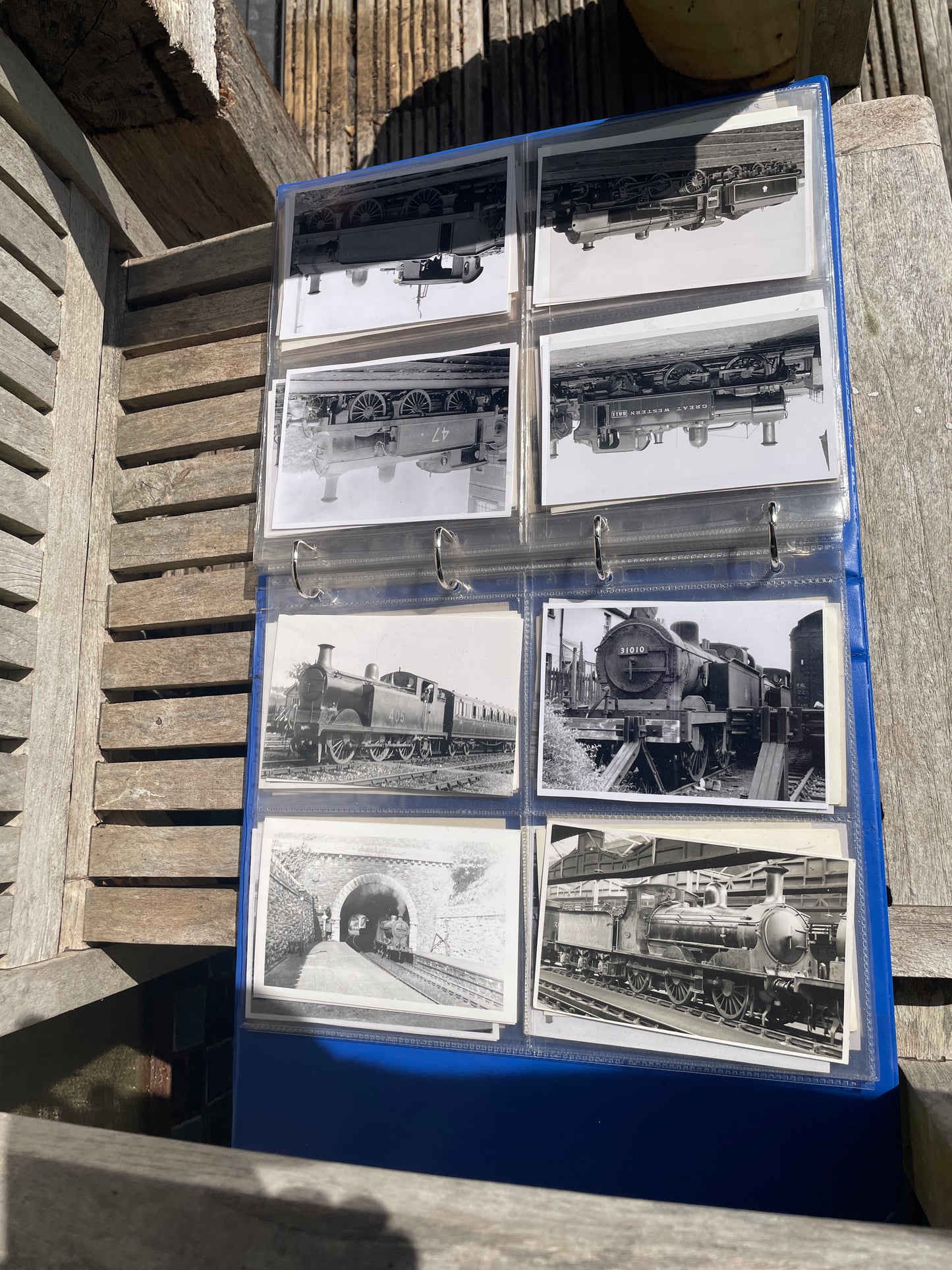 Vintage Steam Train Photographs – 100 x Original B&W British Locomotive Prints – c.1950s Railways
