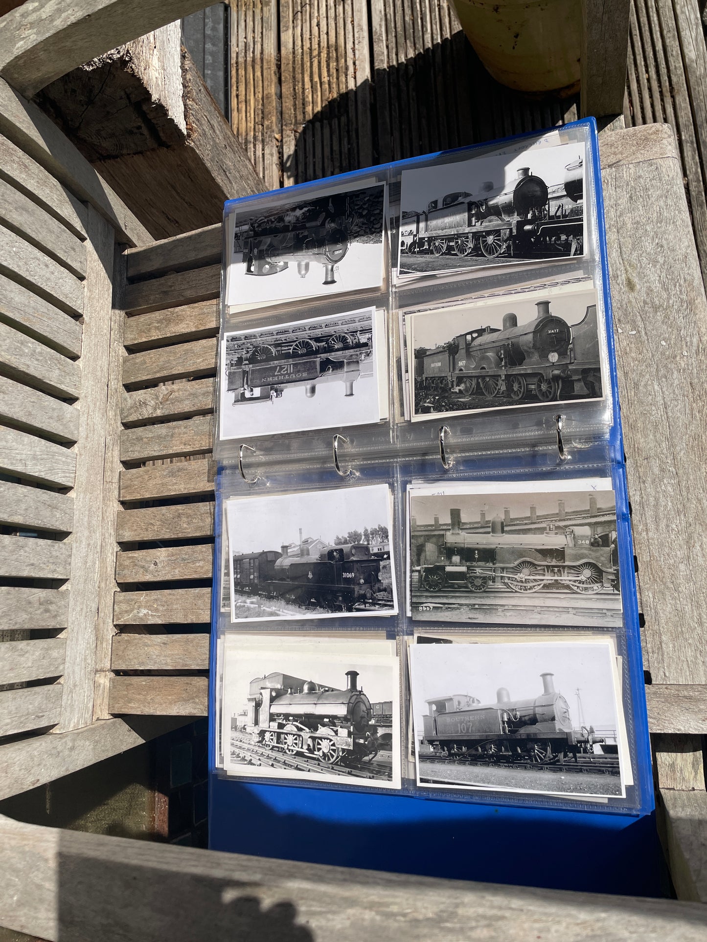 Vintage Steam Train Photographs – 100 x Original B&W British Locomotive Prints – c.1950s Railways