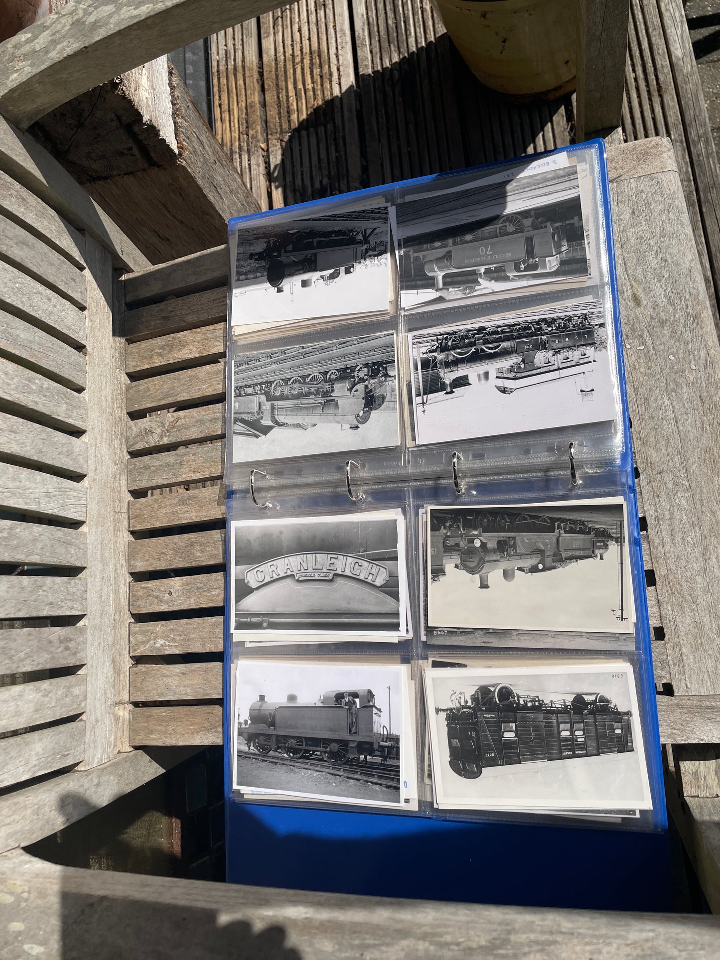 Vintage Steam Train Photographs – 100 x Original B&W British Locomotive Prints – c.1950s Railways