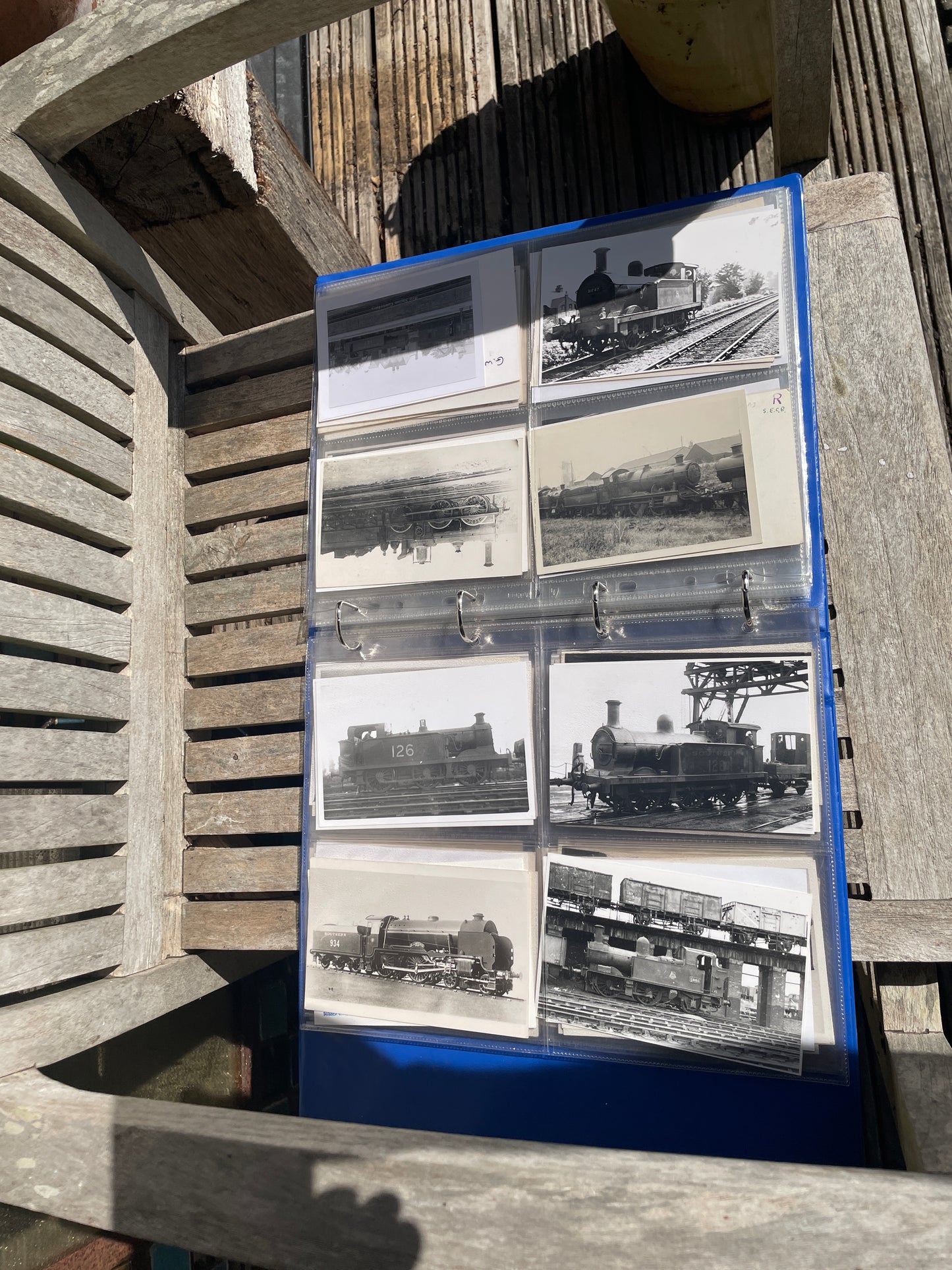 Vintage Steam Train Photographs – 100 x Original B&W British Locomotive Prints – c.1950s Railways