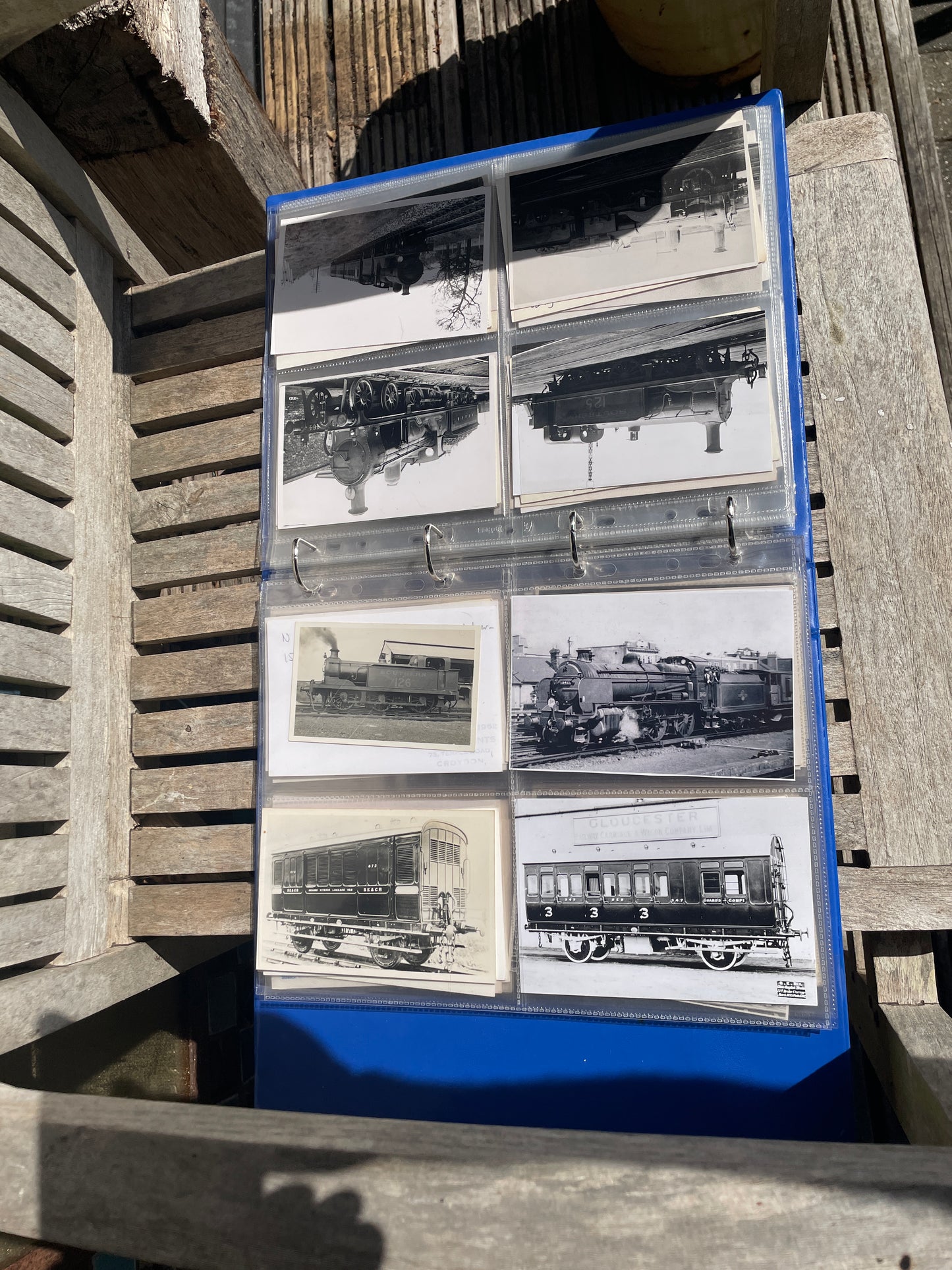 Vintage Steam Train Photographs – 100 x Original B&W British Locomotive Prints – c.1950s Railways