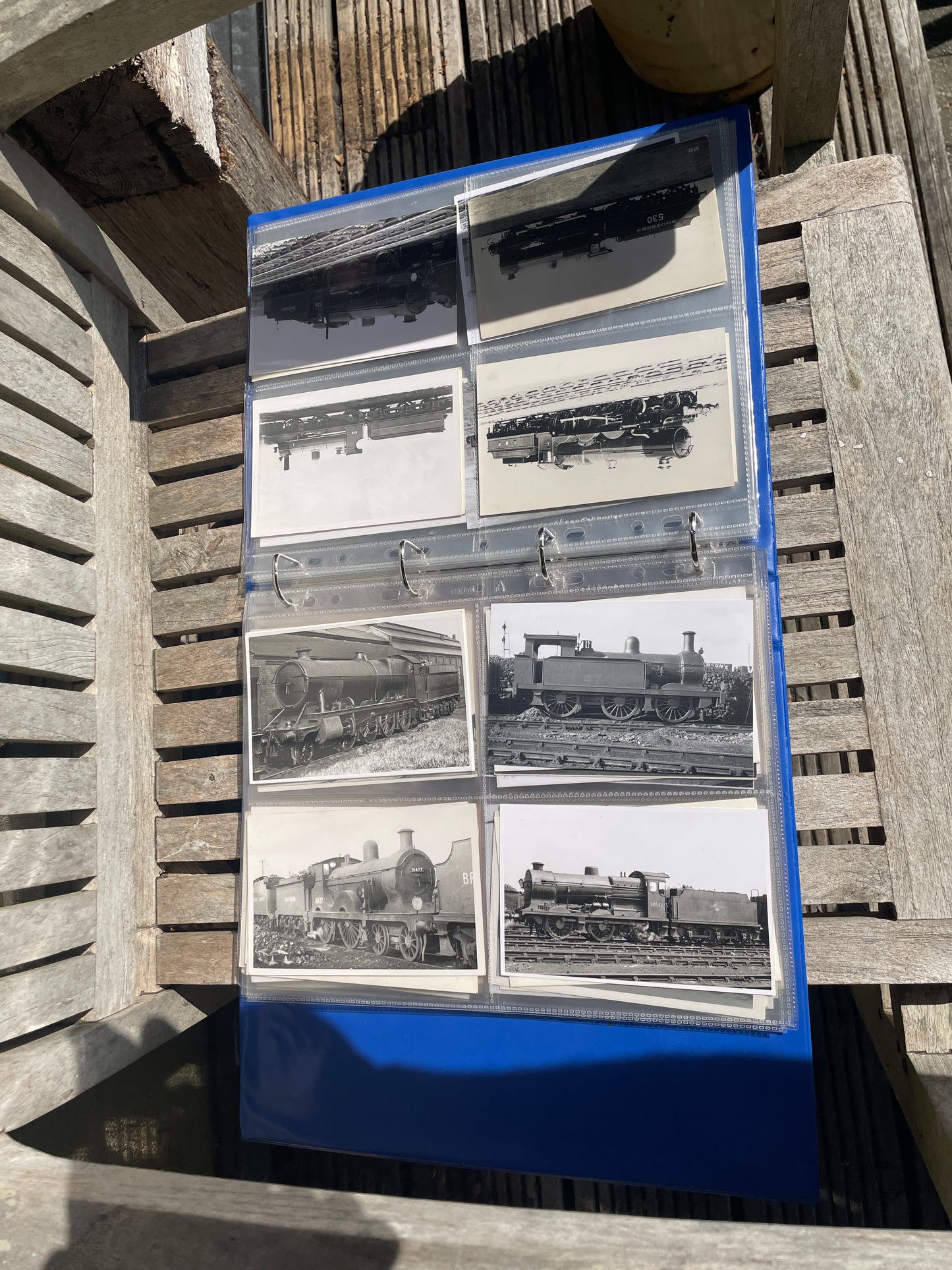 Vintage Steam Train Photographs – 100 x Original B&W British Locomotive Prints – c.1950s Railways
