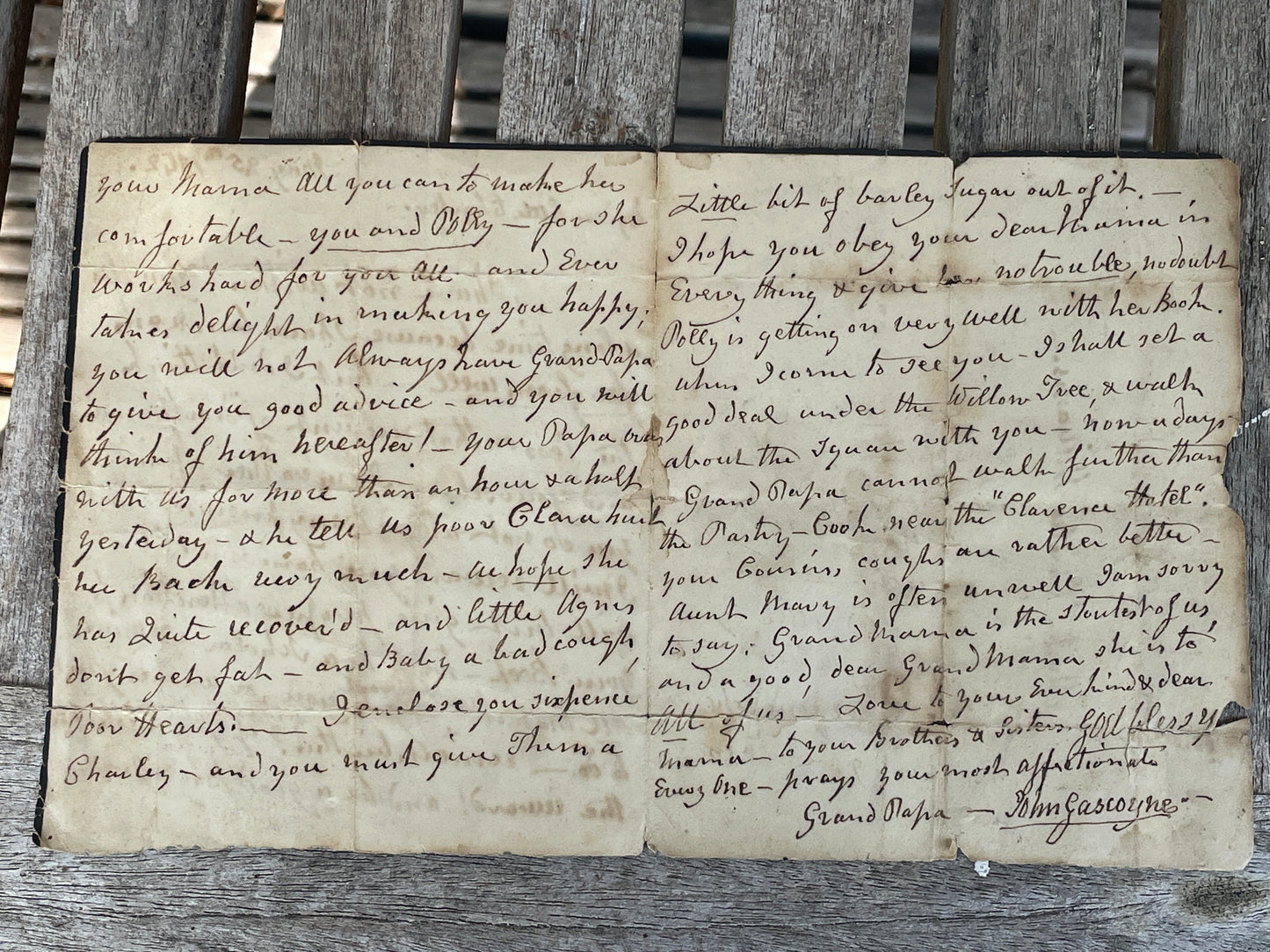 Antique 1851 Valentine Letter with Penny Red Stamp & Cupid’s Pocket Book – Victorian Love Token