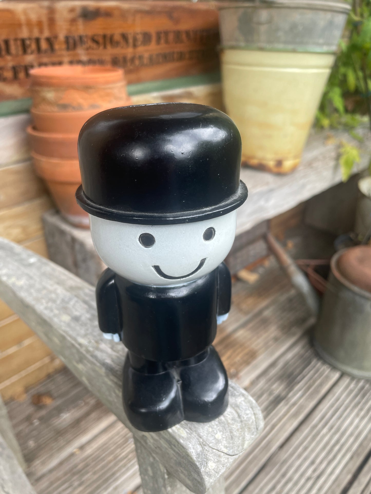Original Mid Century Vintage 70's Homepride Fred money box 15cm tall
