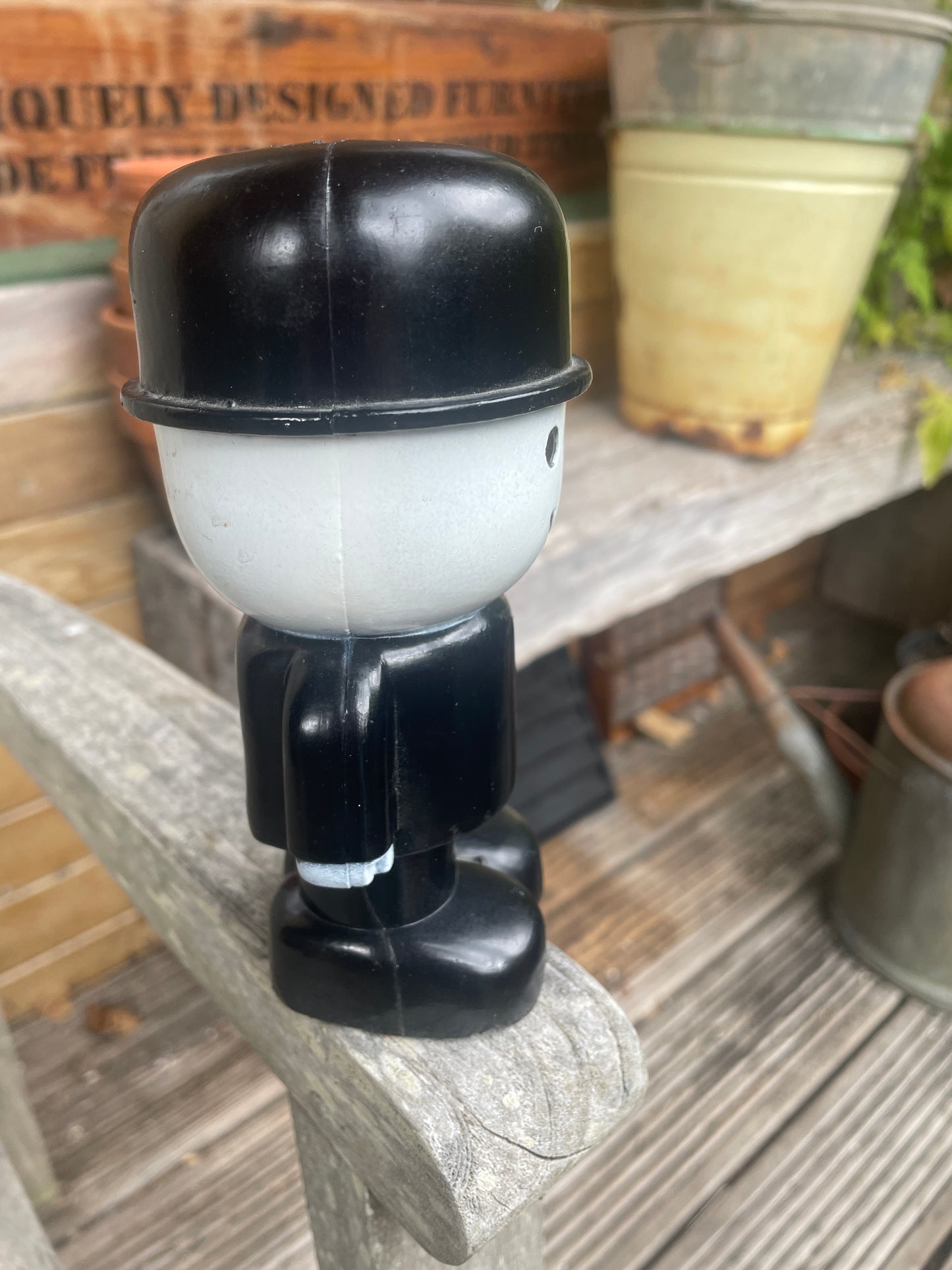 Original Mid Century Vintage 70's Homepride Fred money box 15cm tall