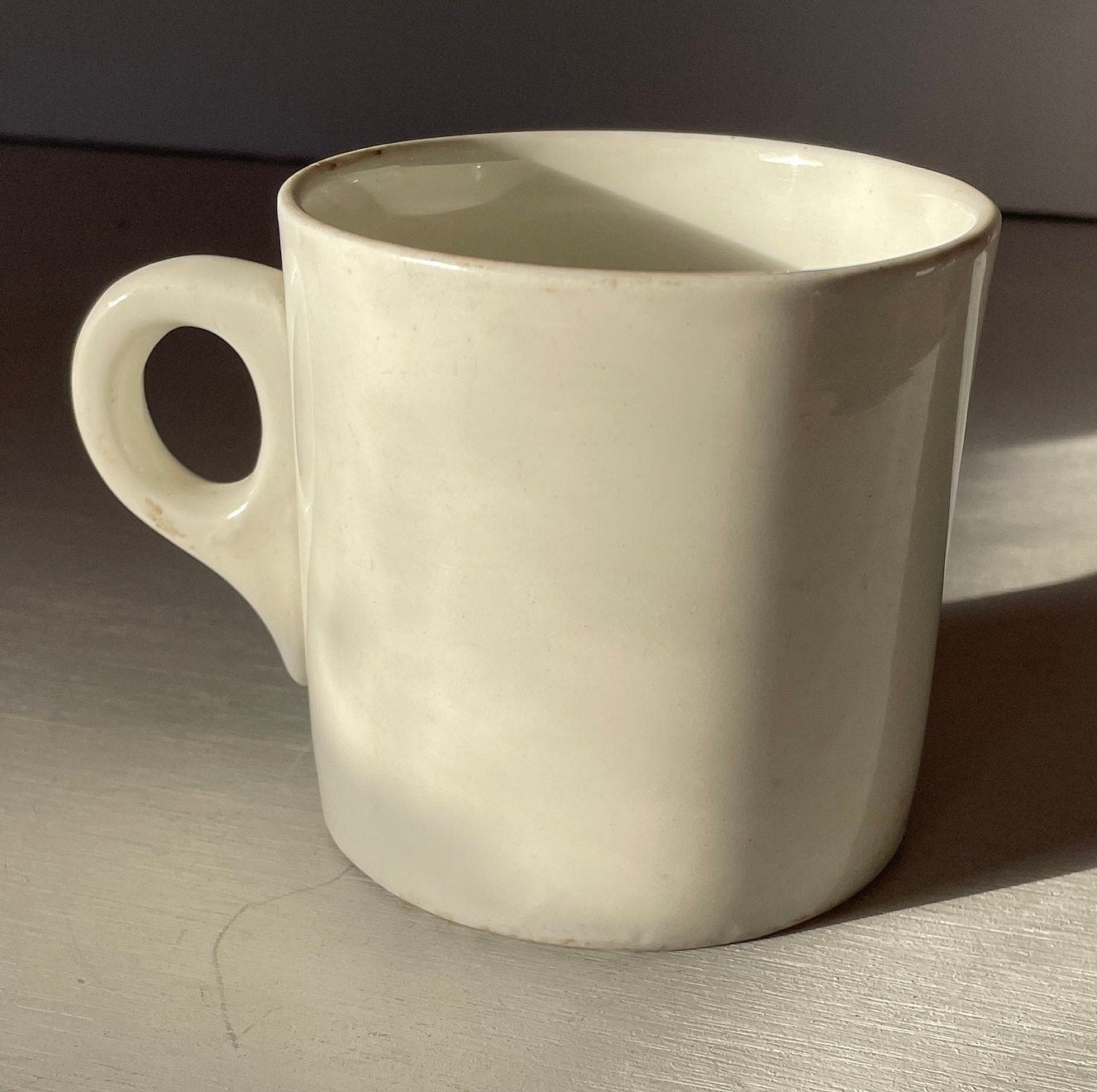 A Shipping Interest 'Manchester Liners Limited' Mug Made by The Very High End Dunn Bennet & co Ltd Burslem England