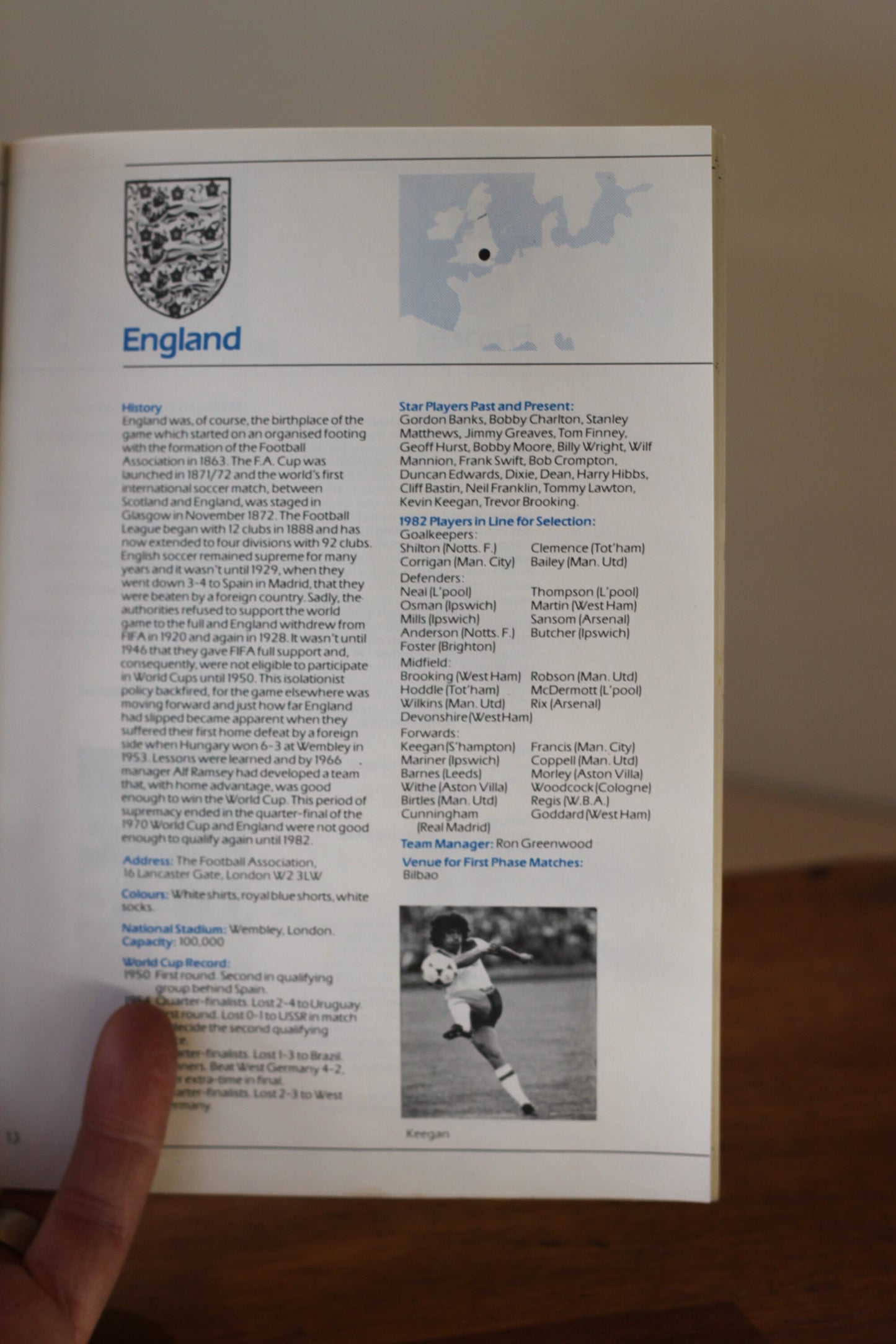 The Football World Cup 82 - The World's Winners guide to the 1982 World Cup by Lawrie McMenemy