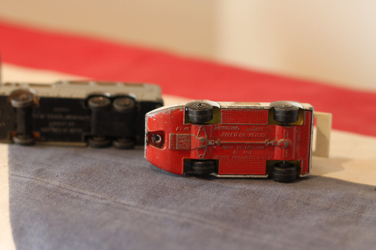Three Diecast Lesney Toy Bus Vehicles From The 1960's and 70's