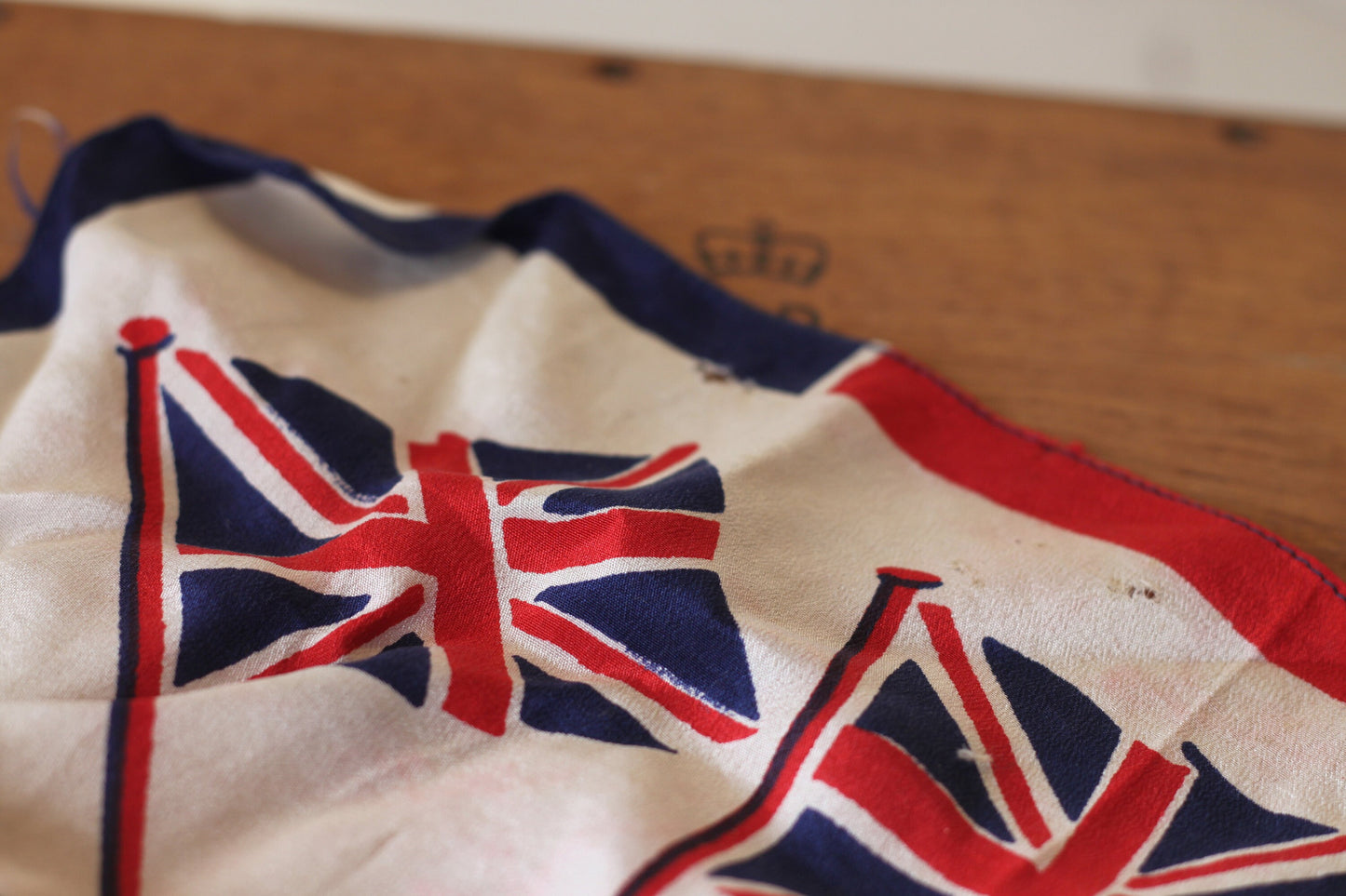 Two Vintage pieces of memorabilia Hair Brush and Silk Handkerchief To Celebrate 1937 Coronation of King Edward V1