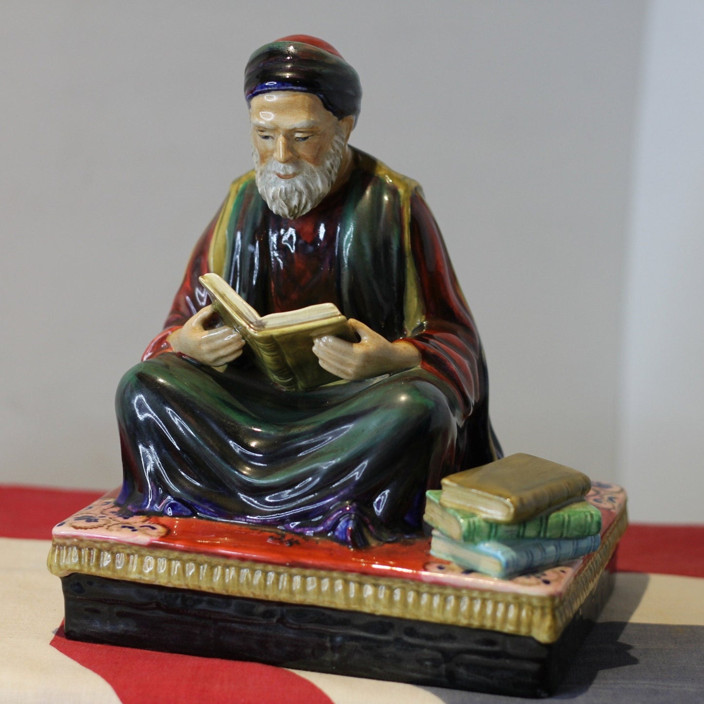 A Large Reg Johnson Studio Pottery Figure Titled Tunisian Scholar of Law, 20cm High