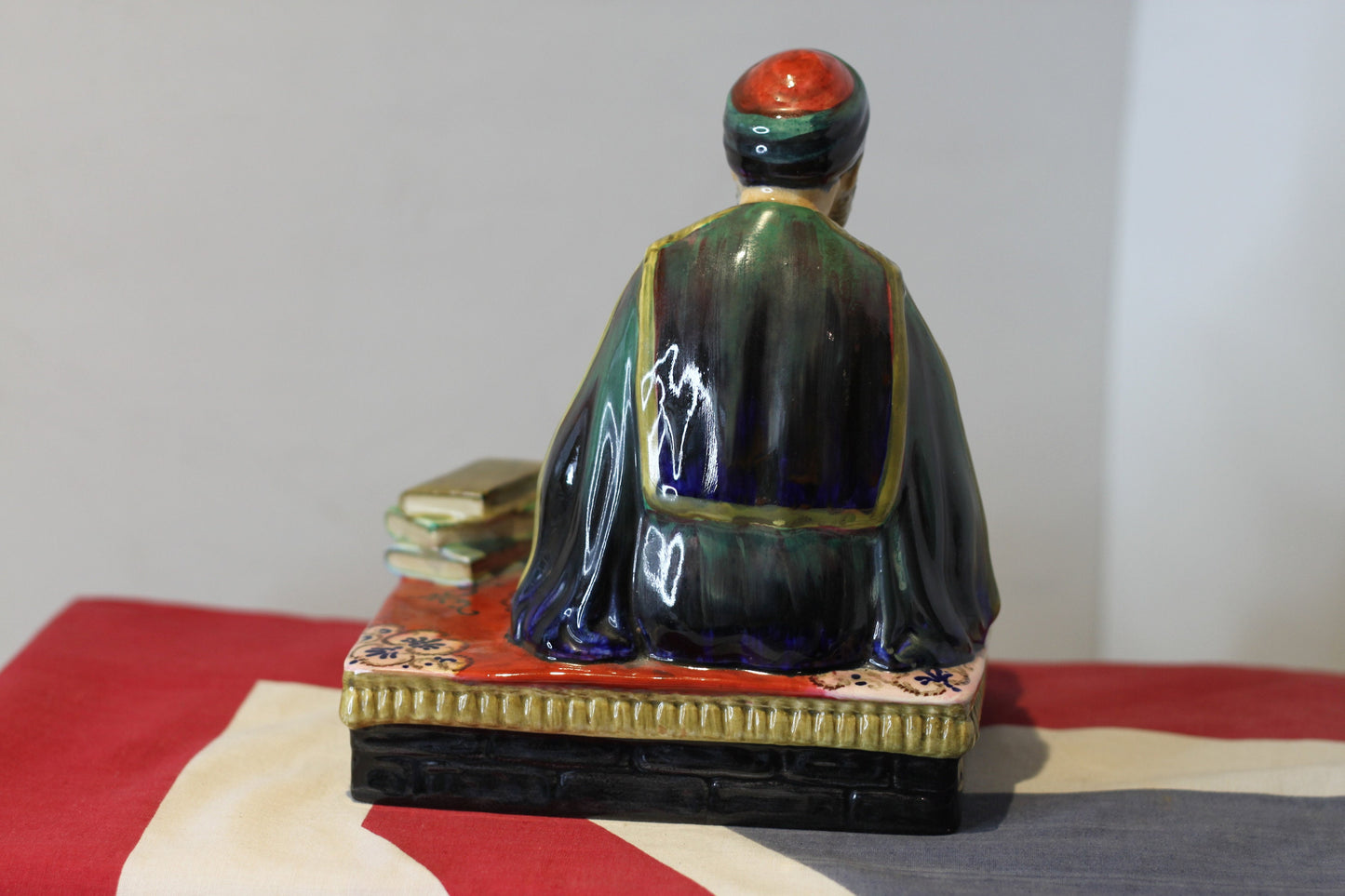 A Large Reg Johnson Studio Pottery Figure Titled Tunisian Scholar of Law, 20cm High