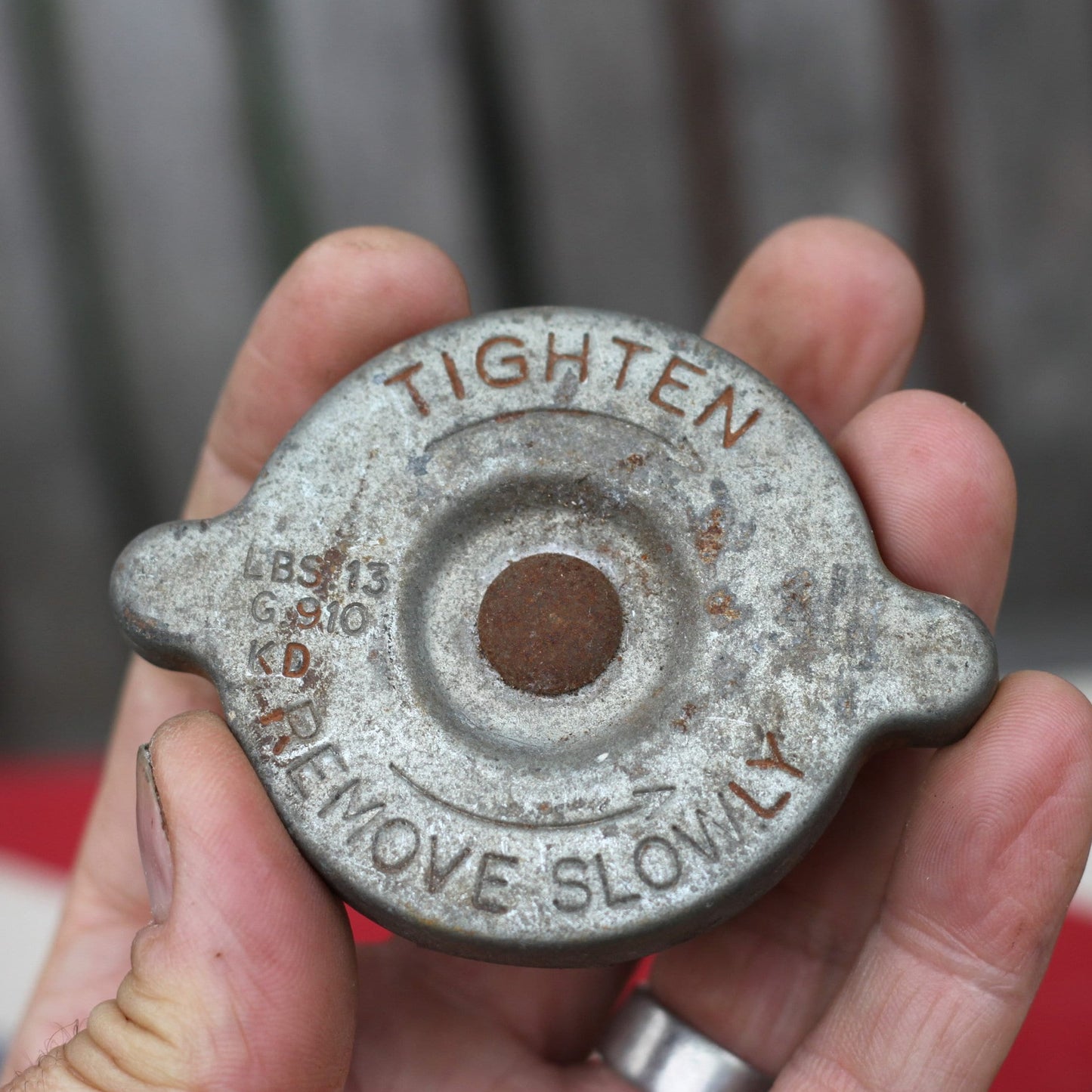 Three Vintage Fuel/Radiator Caps From Vintage Classic Cars