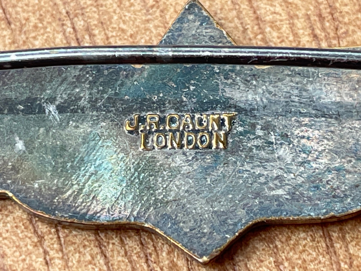 An Uncommon Winged Women's Junior Air Corps Badge by J.R Gaunt of London 6cm wide