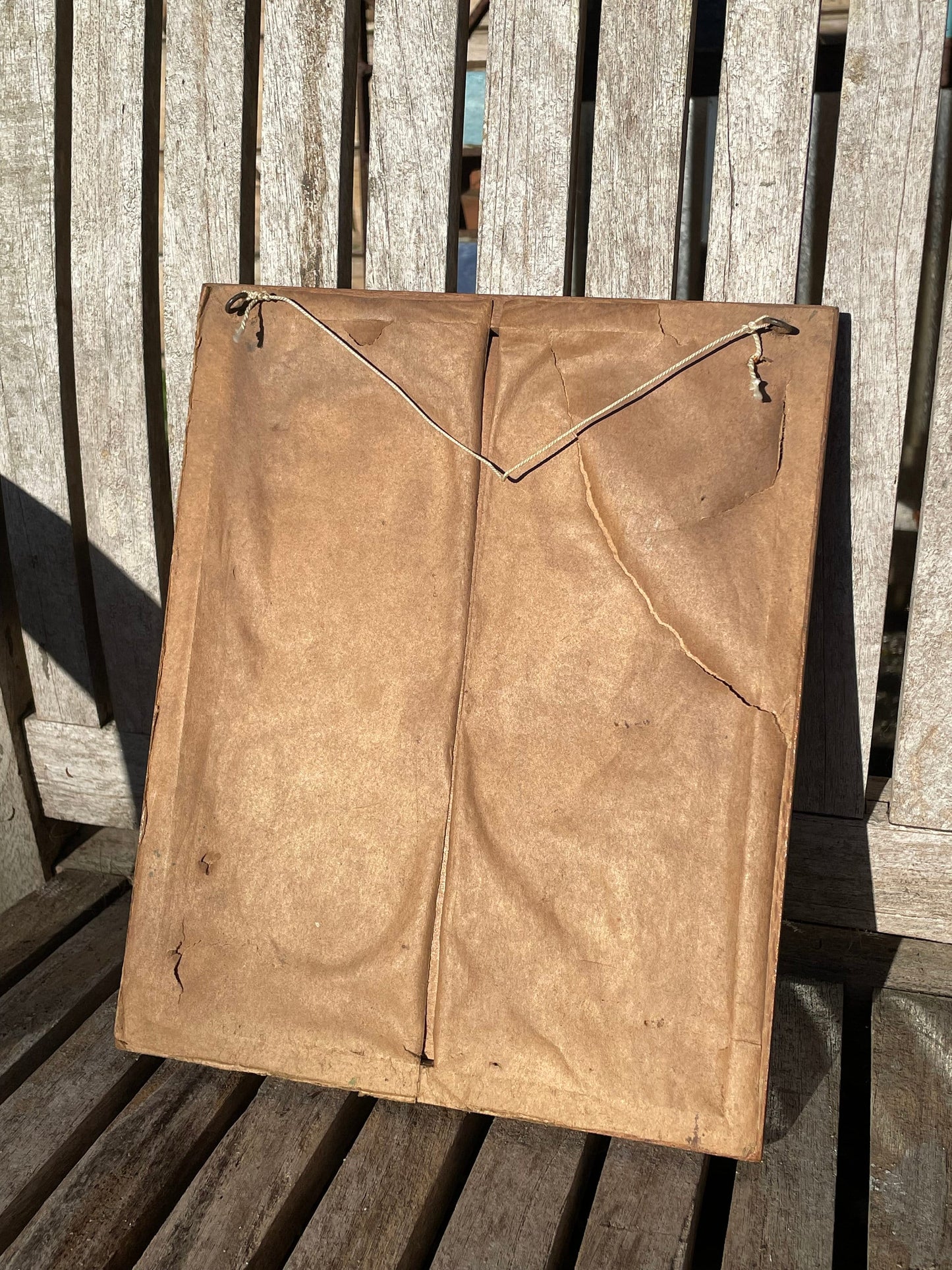 An Original Framed Signed 1948 Australian Cricket Team Sheet Including Don Bradman