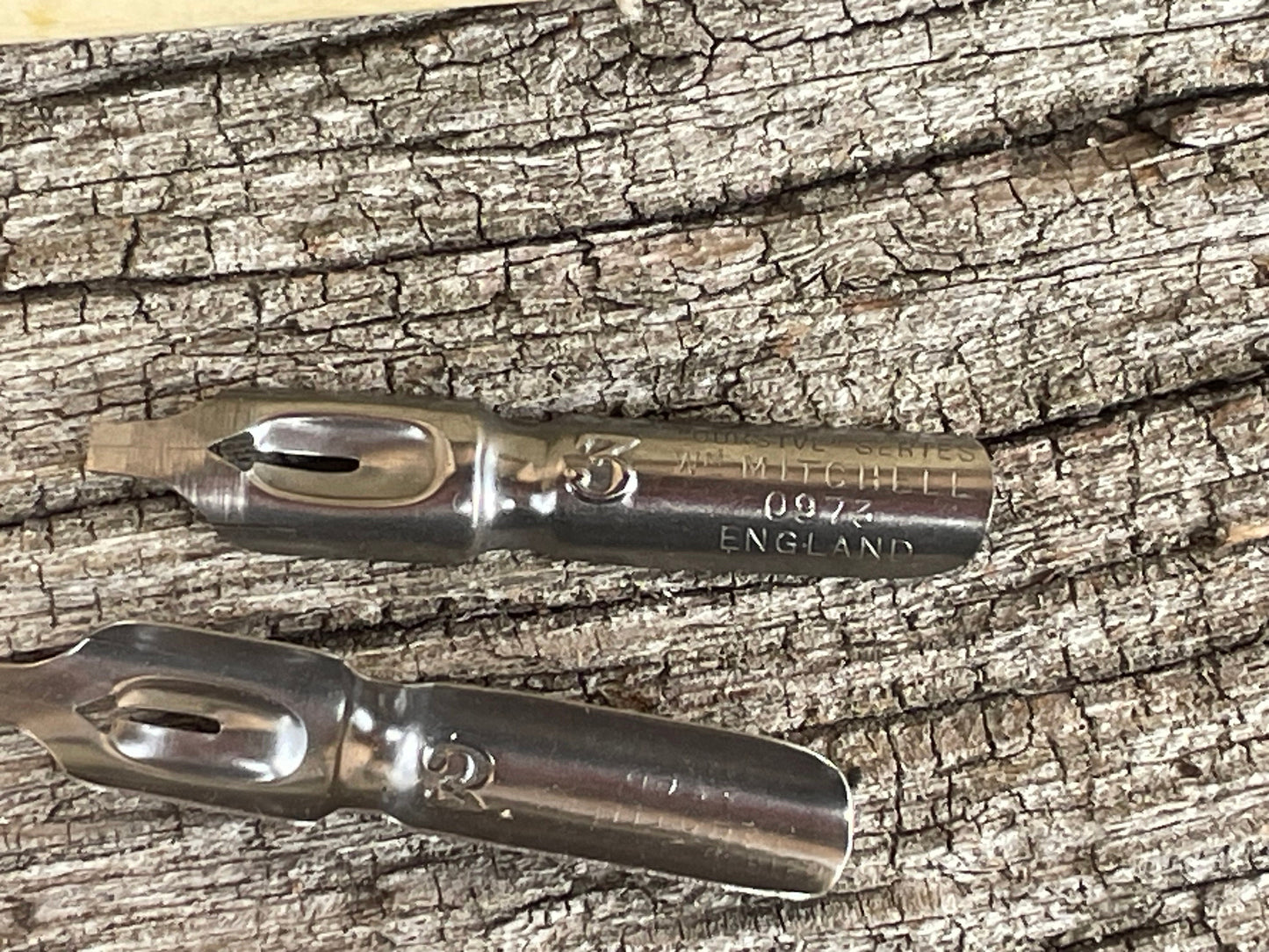 A Vintage Opened, Almost Full Box of Cursive Series Writing/Calligraphy Pens Nibs by William Mitchell's -L.C.C 23061 Size 3
