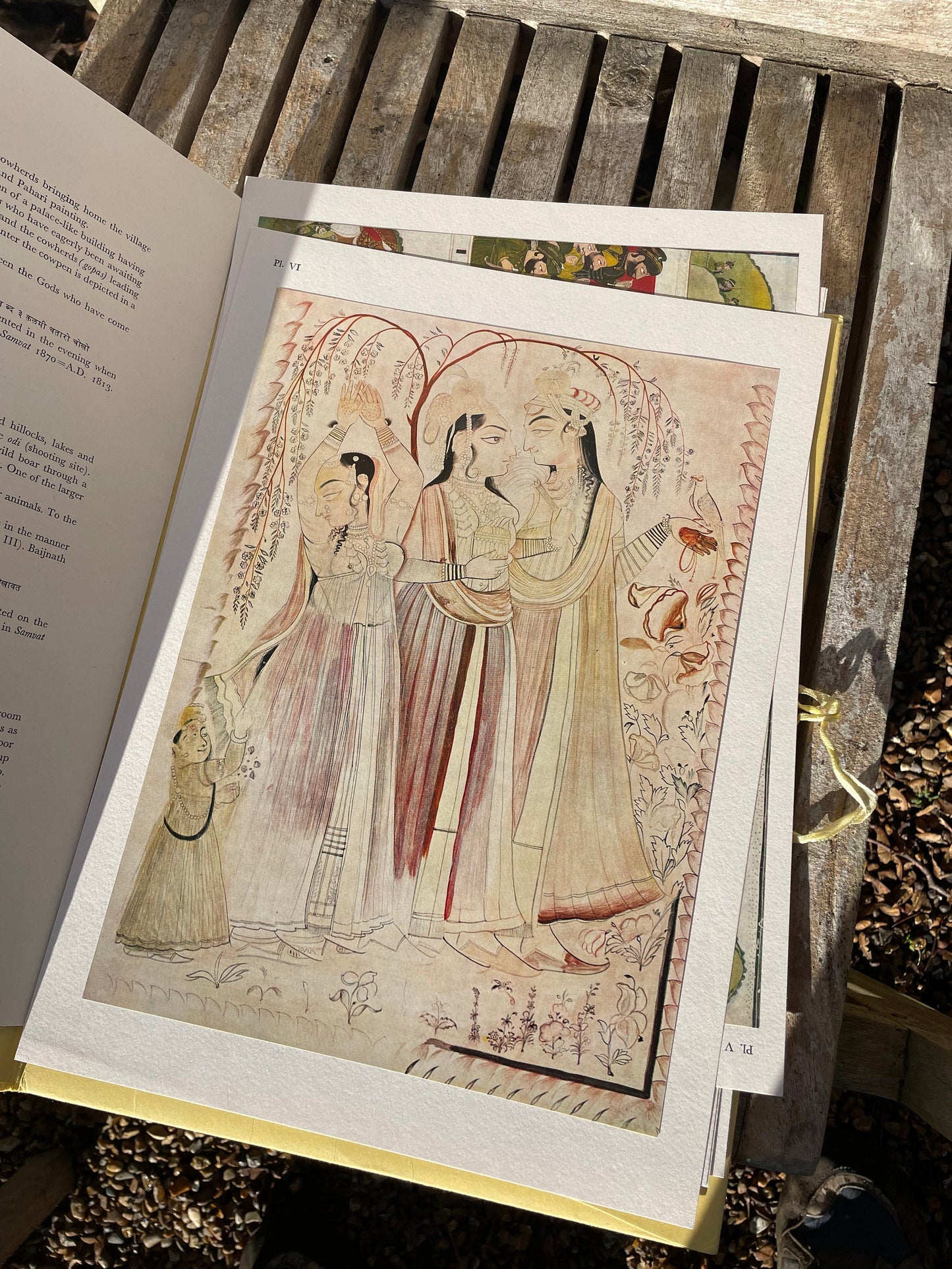An Indian Art Lalit kala Akademi portfolio No.16 1977 DEOGARH PAINTING