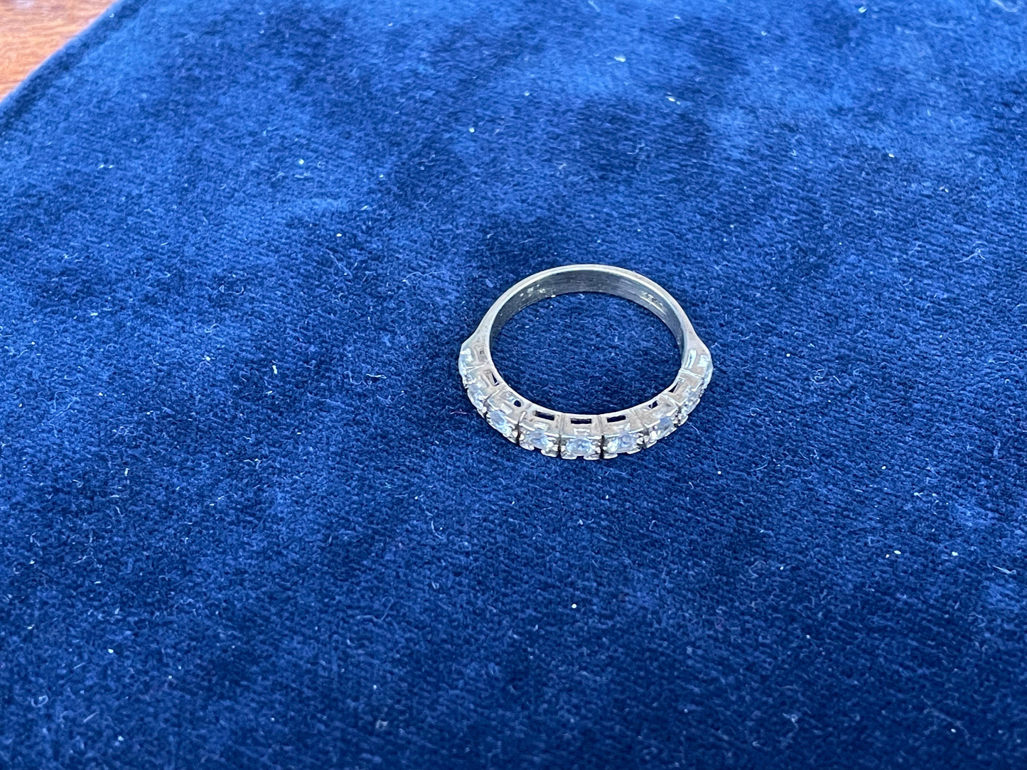 A Silver Dress Ring Internal Diameter 18mm