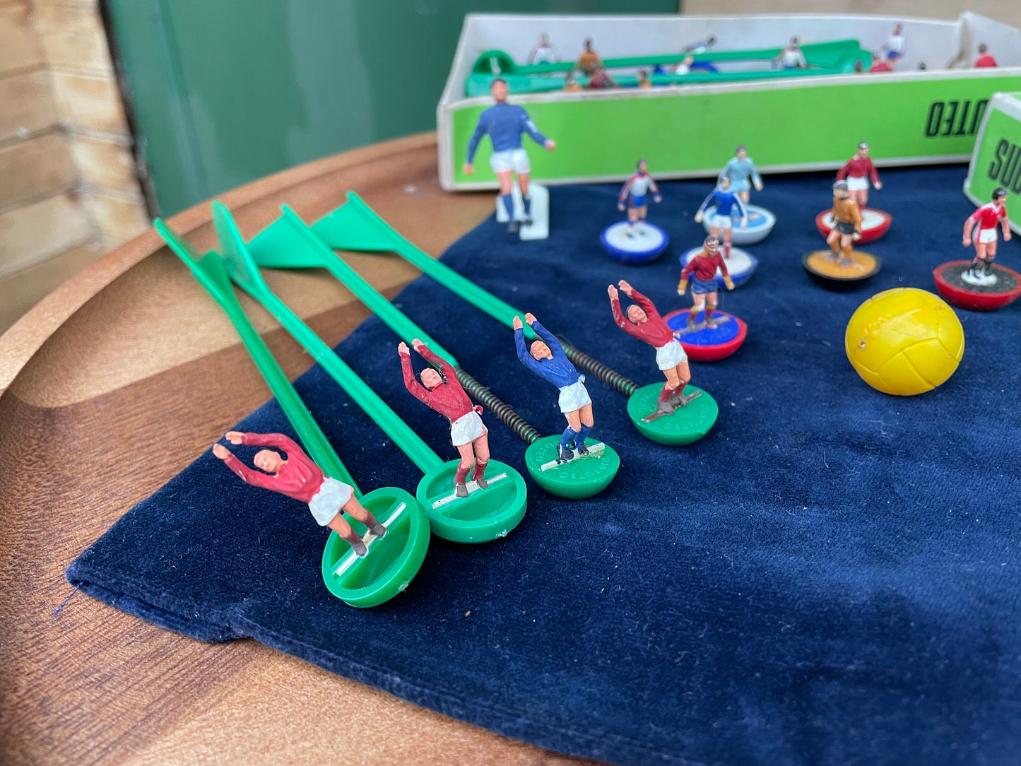 A Large Collection of Subbuteo Football Players From 1970's