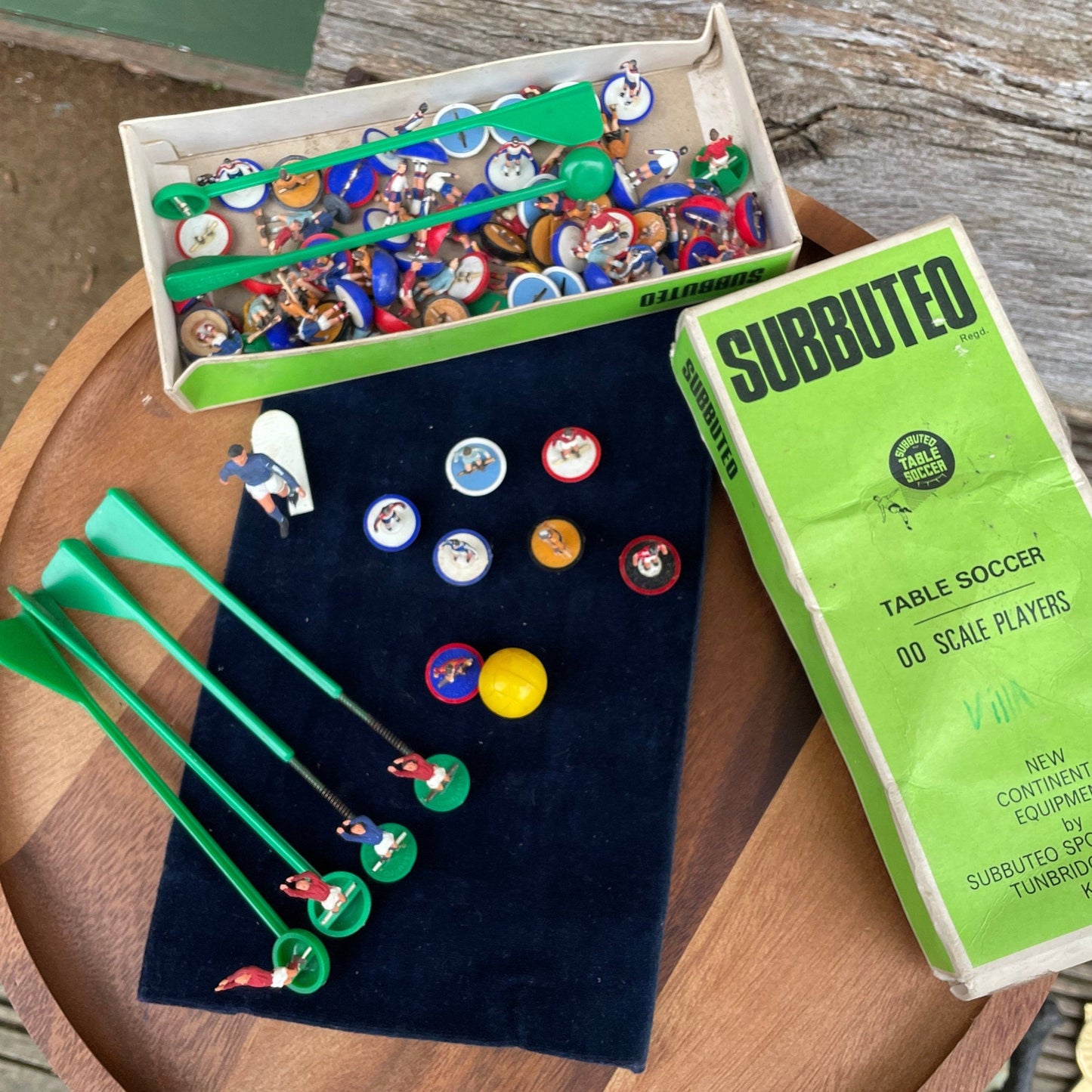 A Large Collection of Subbuteo Football Players From 1970's