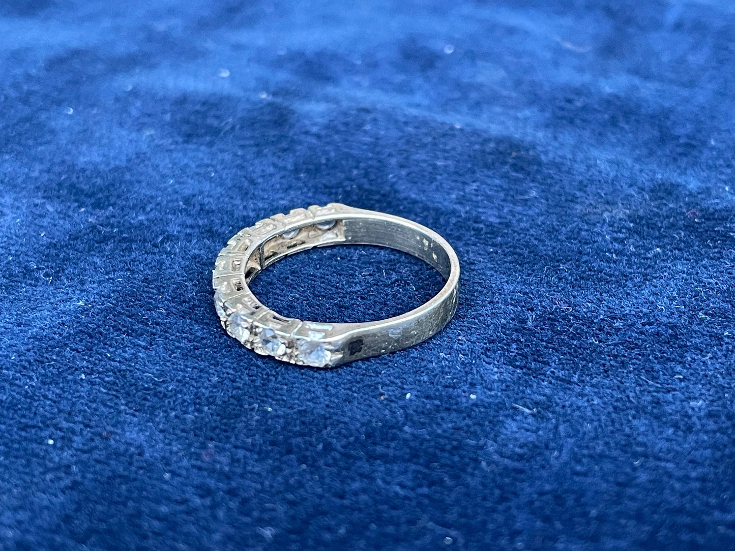 A Silver Dress Ring Internal Diameter 18mm