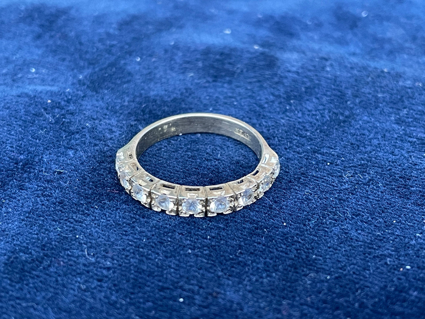 A Silver Dress Ring Internal Diameter 18mm