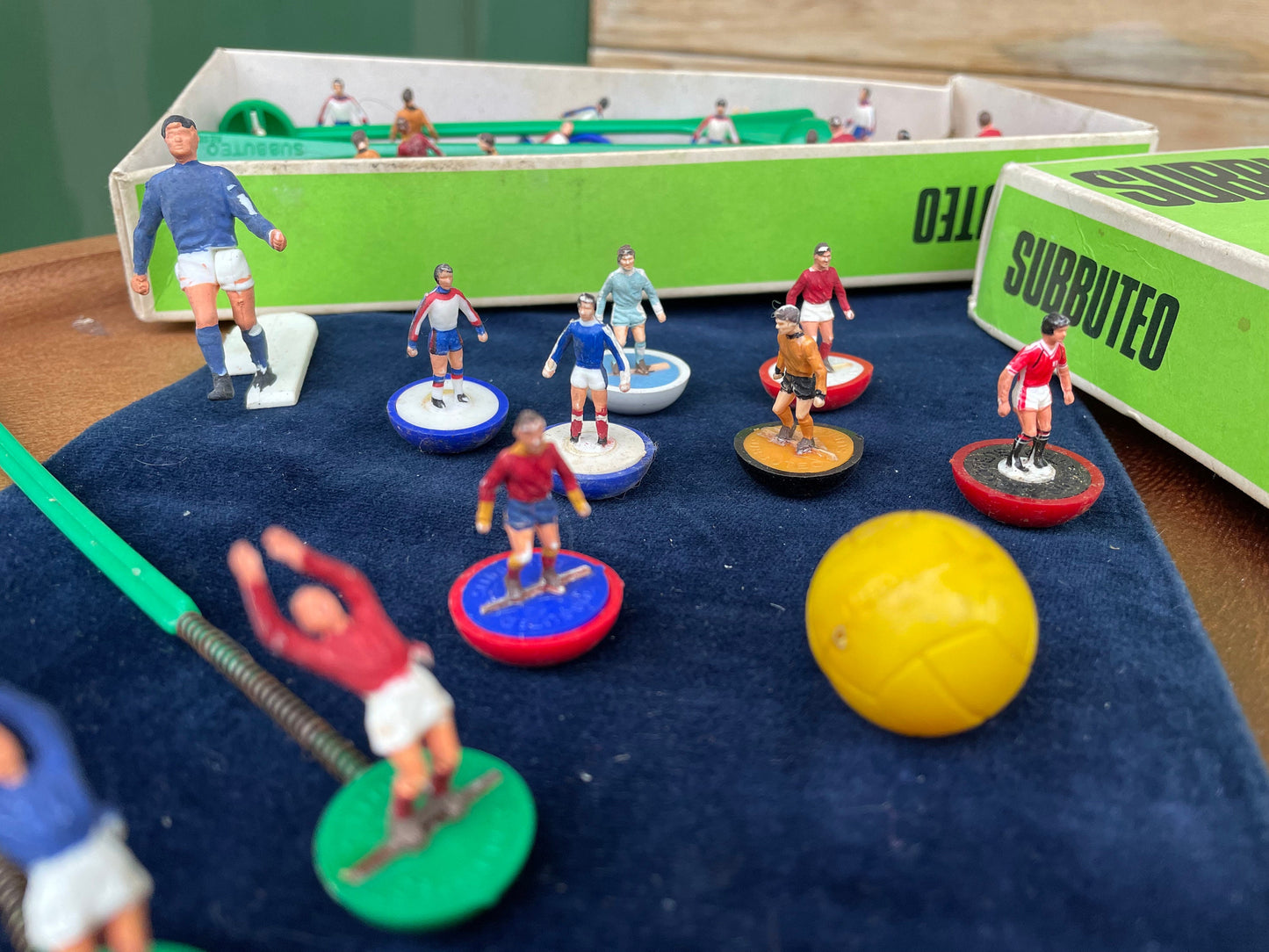 A Large Collection of Subbuteo Football Players From 1970's