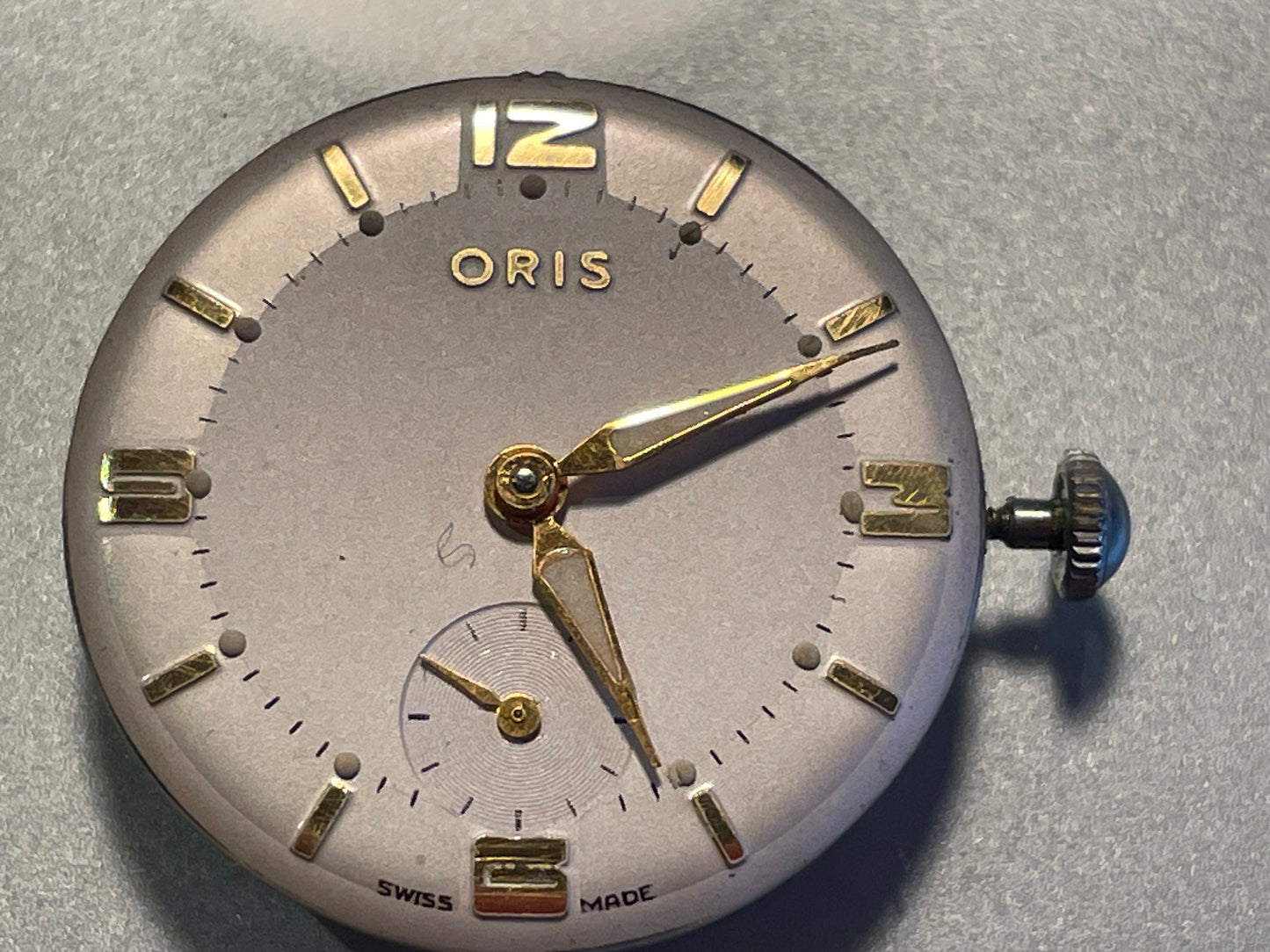 A Working Vintage Swiss Made Seven Jewel Cal. 391 Oris Wristwatch 33mm Diameter Face c1960's