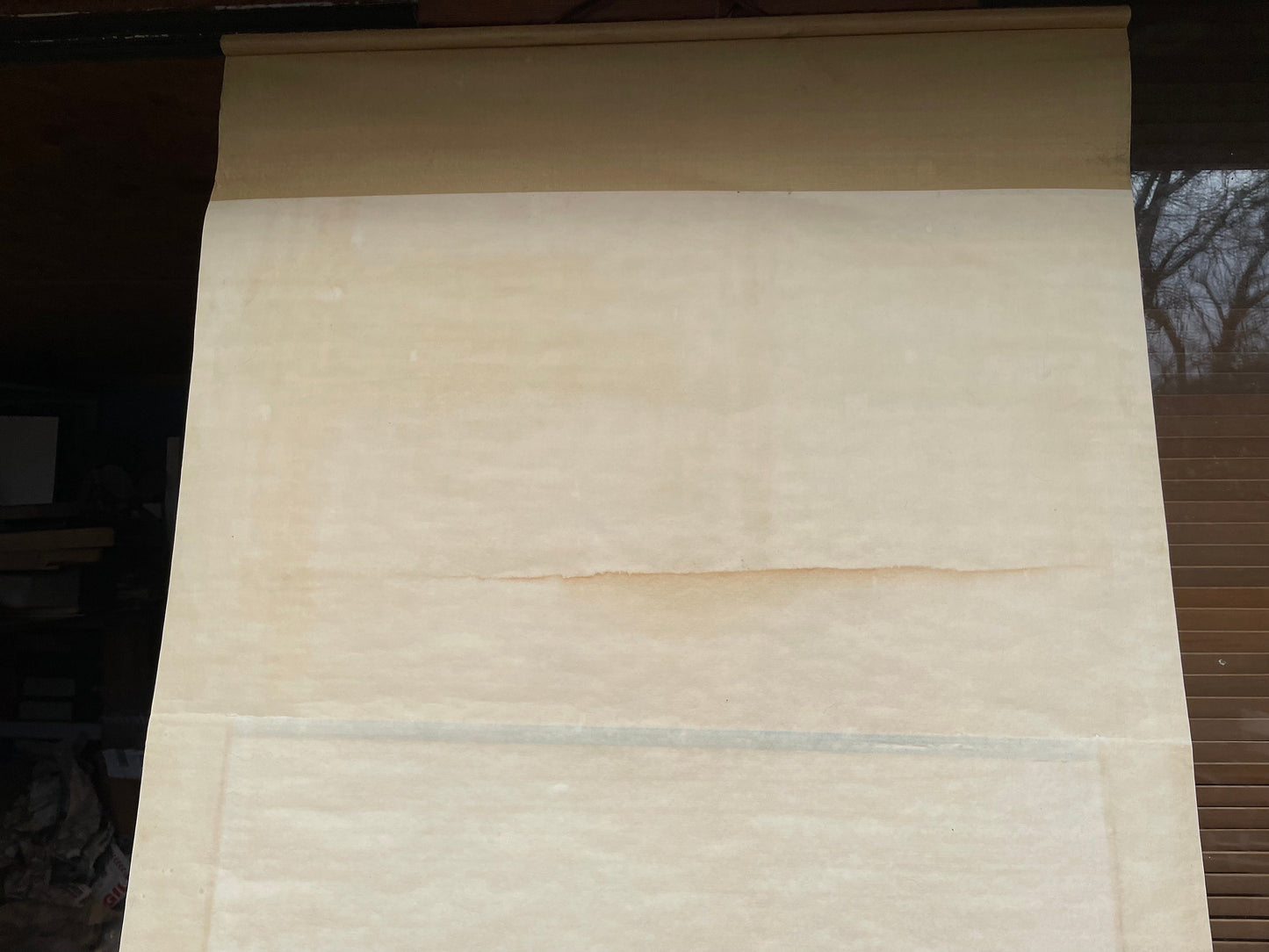 Chinese Hand Painted Scroll, Beauty Walking, Vintage Asian Wall Art 63×123cm