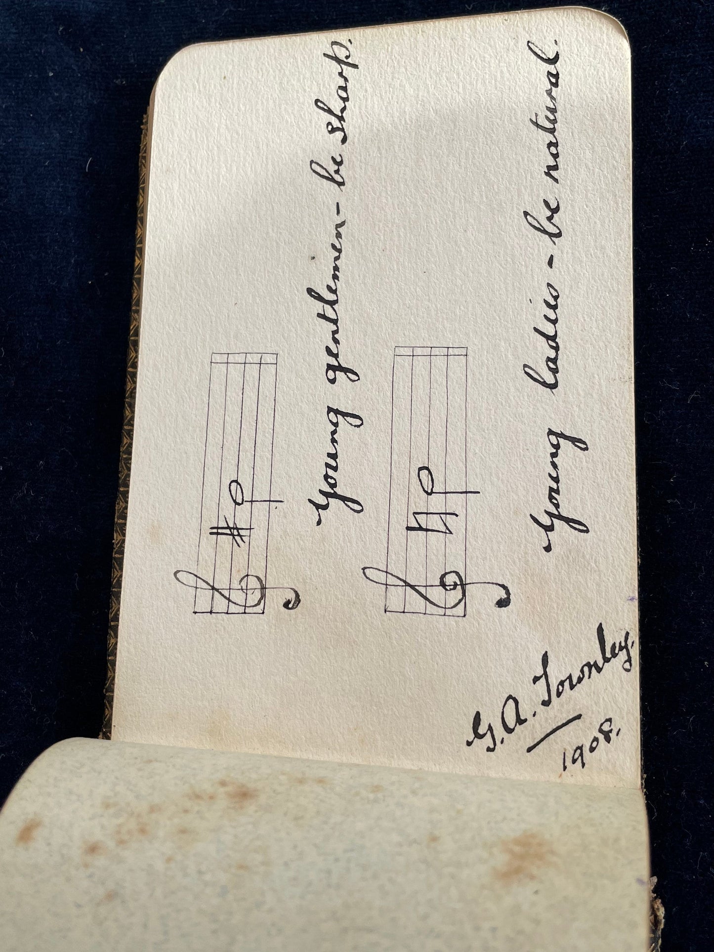 An Edwardian sketch book with poetry, music, paintings, drawings, signatures and quotes etc