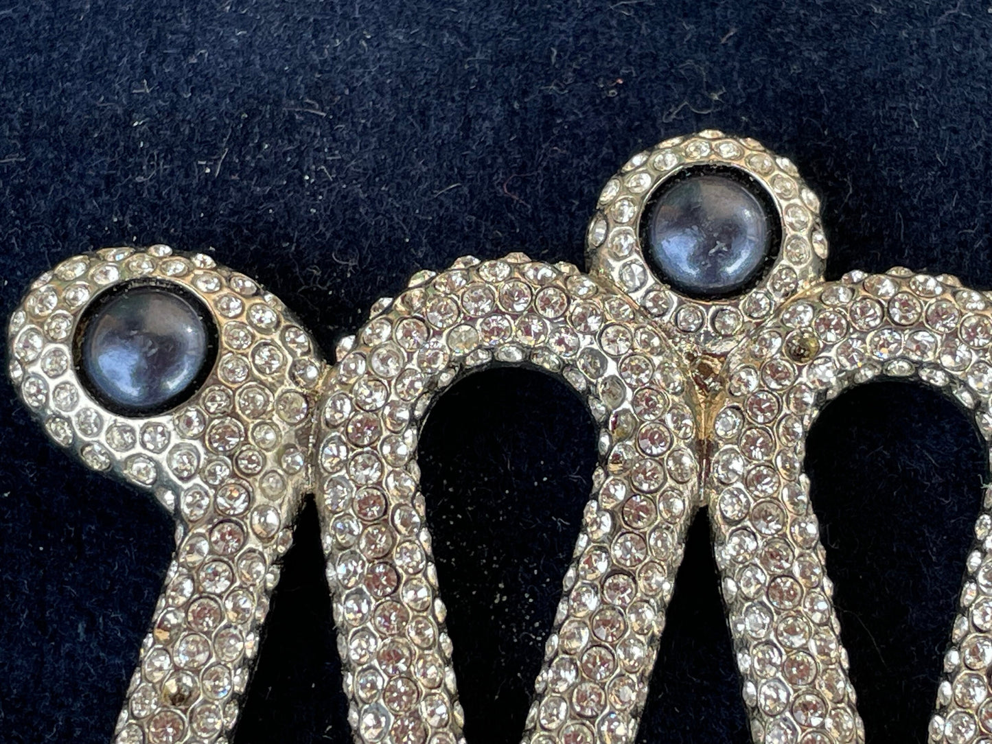 Atelier Swarovski Karl Lagerfeld Brooch Pendant – Crystal & Cabochon Vintage Designer Statement Pin, Collectible Couture Jewellery