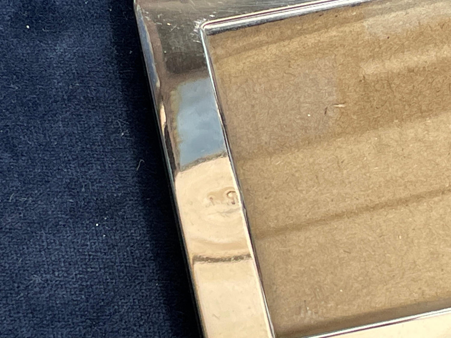 Stirling silver hallmarked photo frame London 1992 - 10.5x8cm