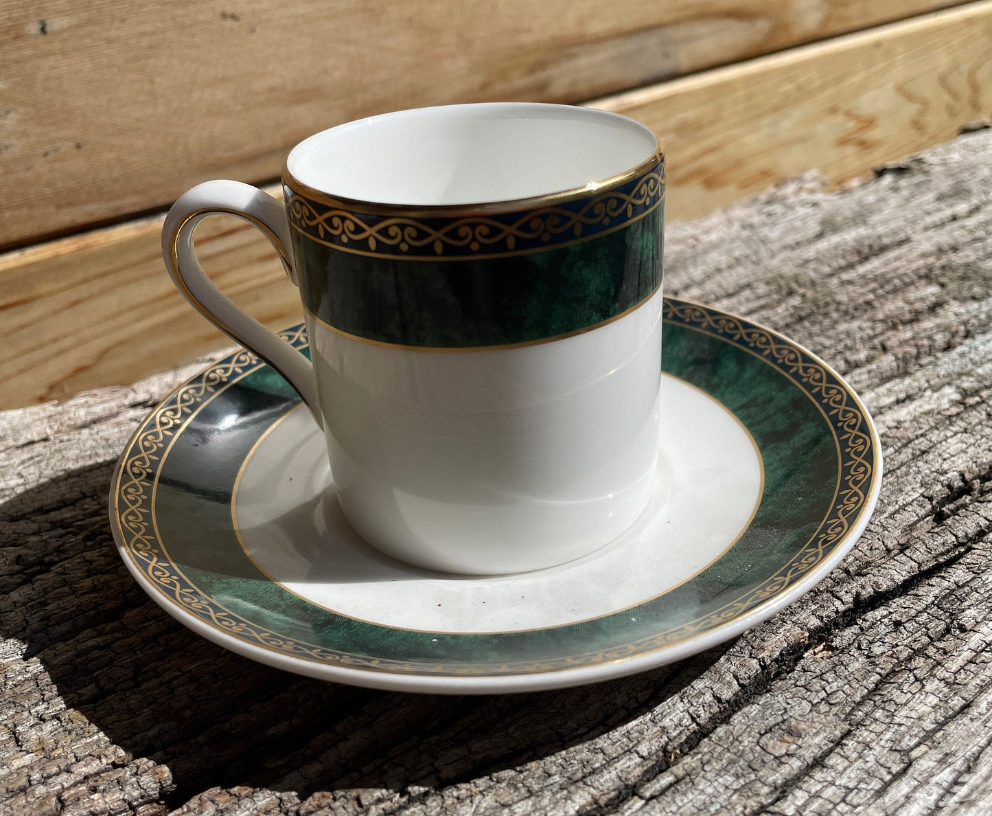 Wedgwood Bone China Aegean design Coffee cup and saucer