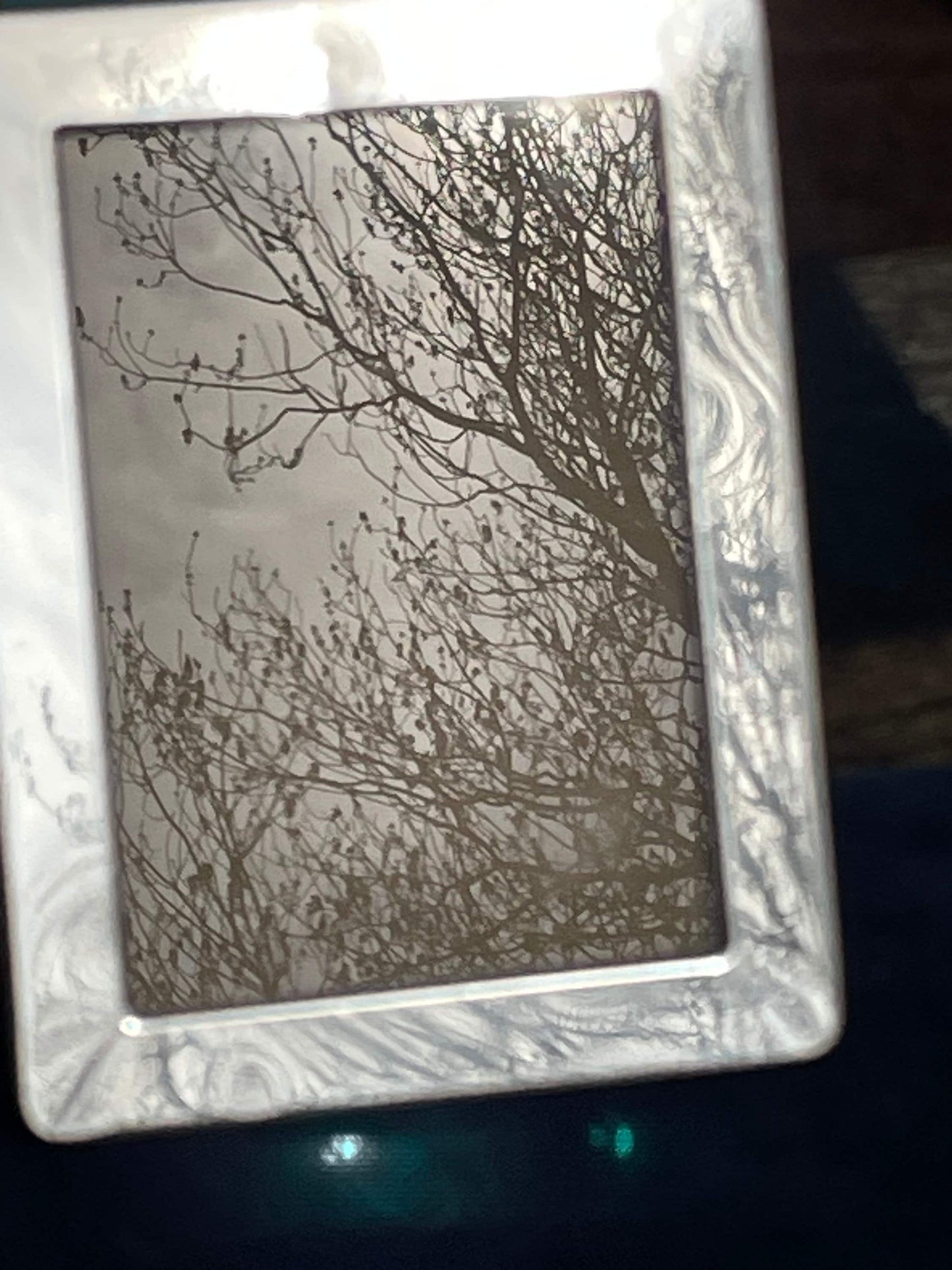 Stirling silver hallmarked photo frame London 1992 - 10.5x8cm