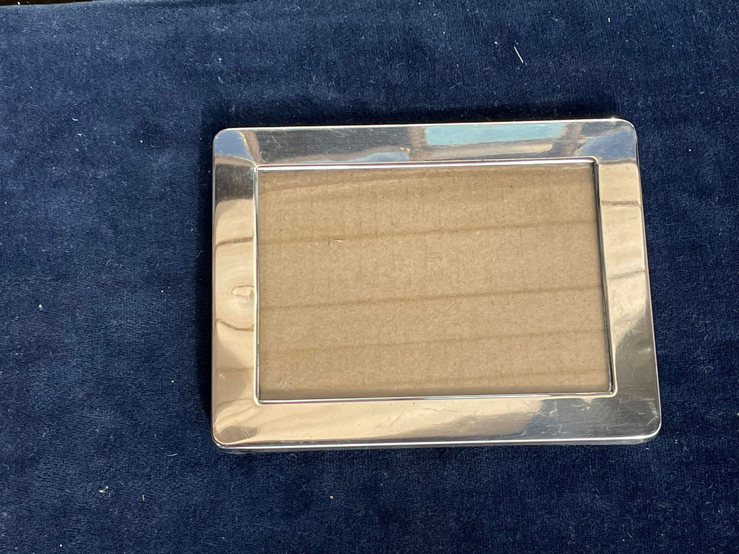 Stirling silver hallmarked photo frame London 1992 - 10.5x8cm