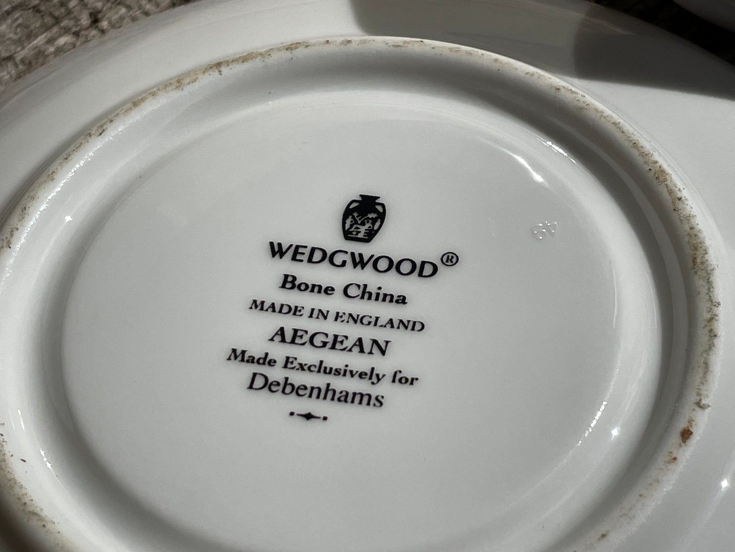 Wedgwood Bone China Aegean design Coffee cup and saucer